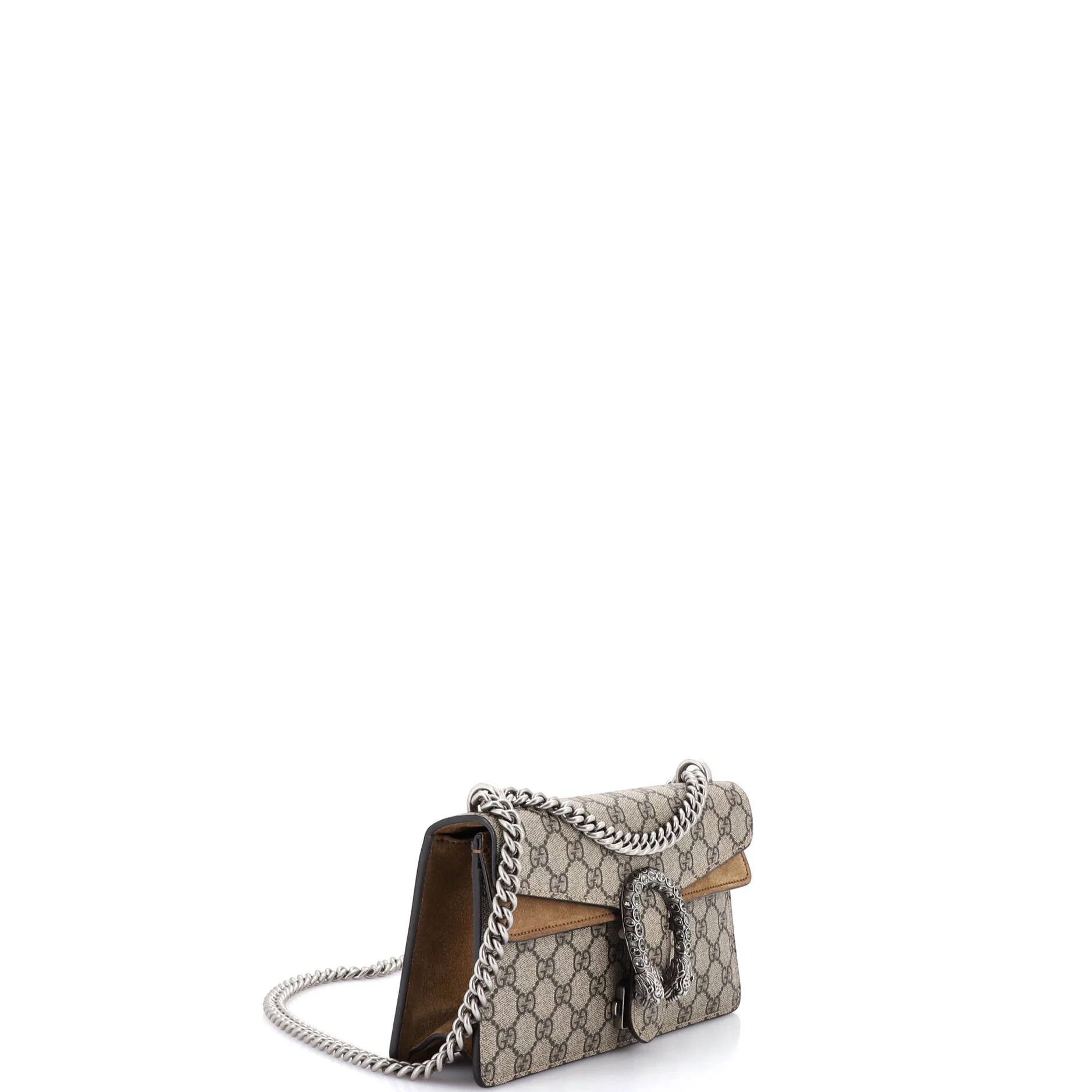Dionysus Bag GG Coated Canvas with Crystal Embellished Metal Small - Image 2