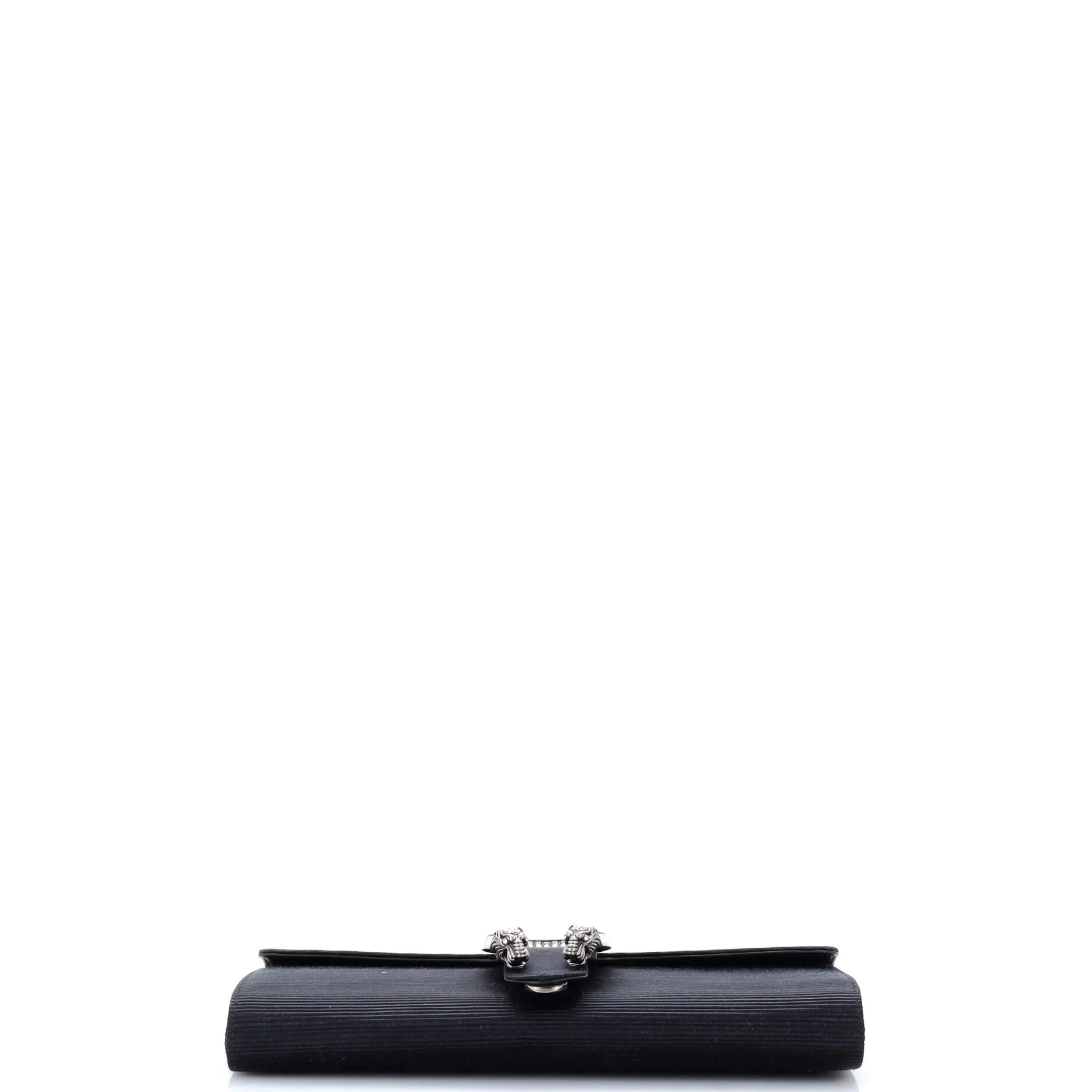 Dionysus Chain Clutch Ribbed Satin with Crystals Long - Image 4