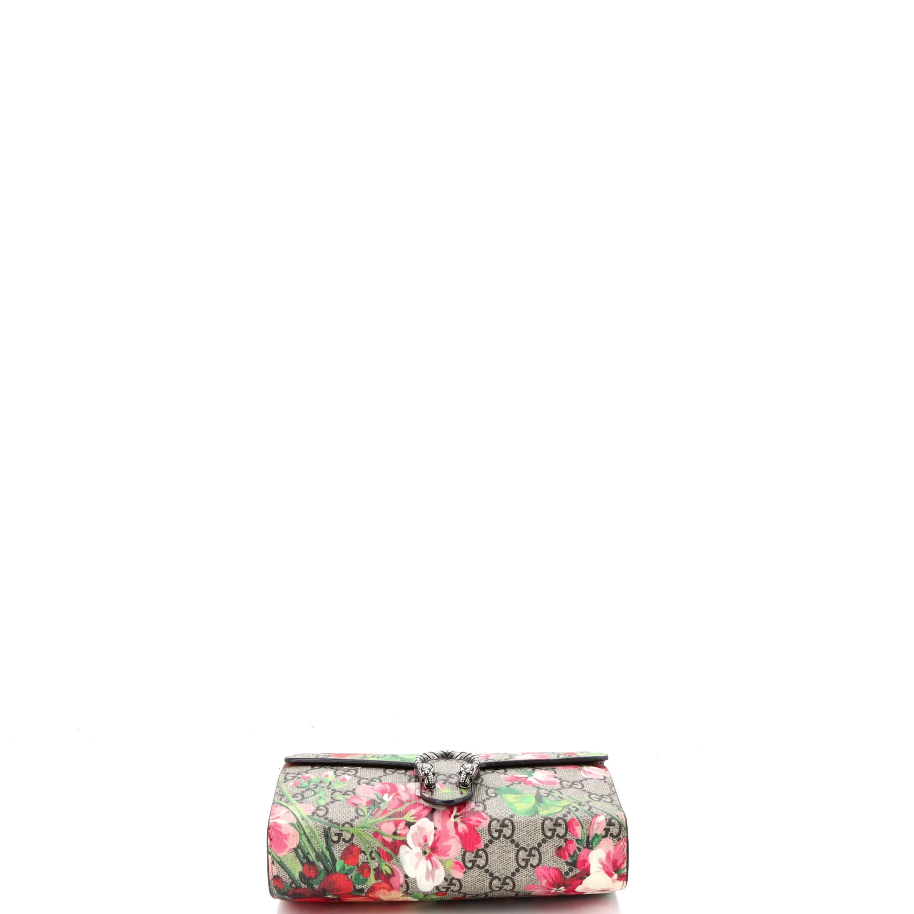 Dionysus Chain Wallet Blooms Print GG Coated Canvas Small - Image 4