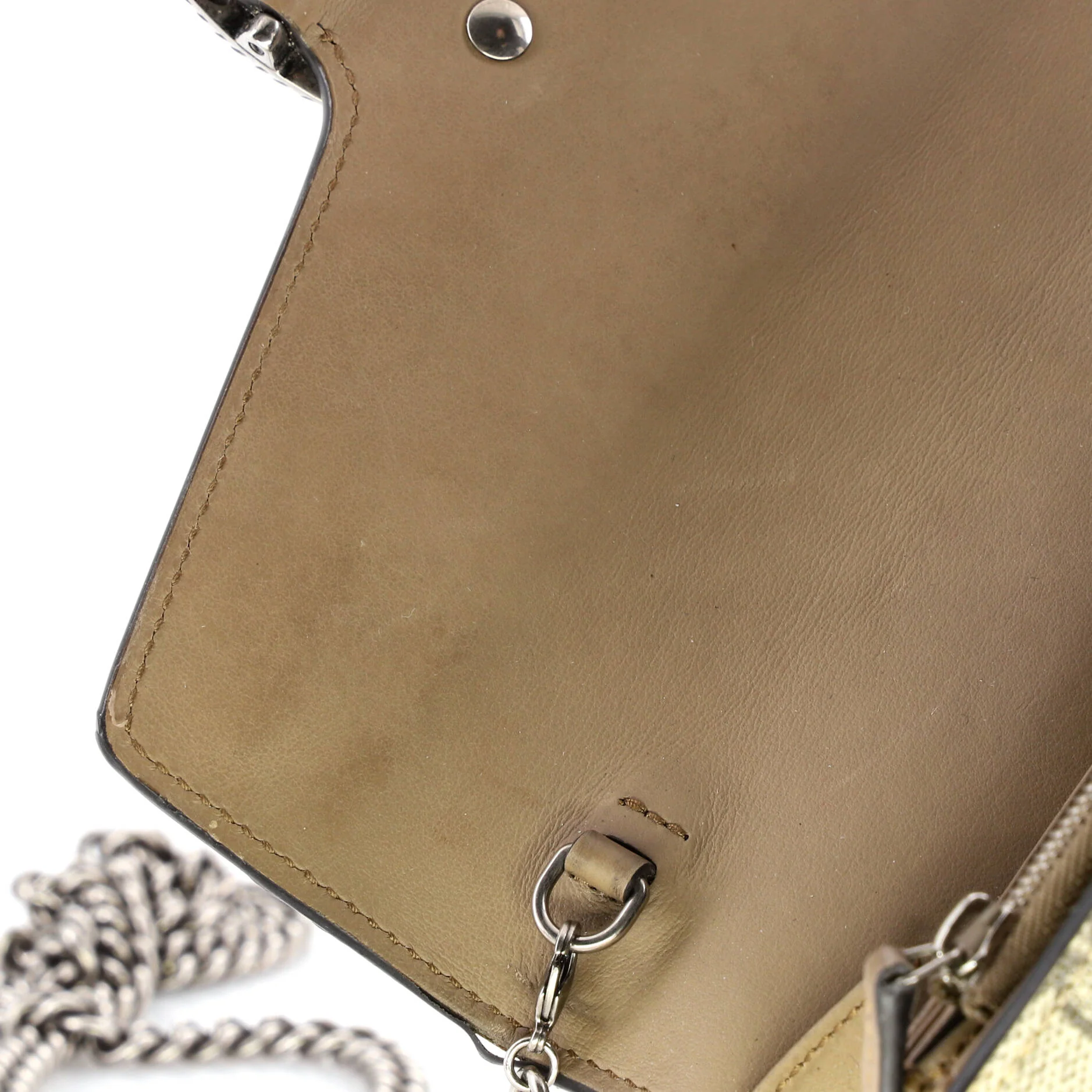 Dionysus Chain Wallet GG Coated Canvas Small - Image 6