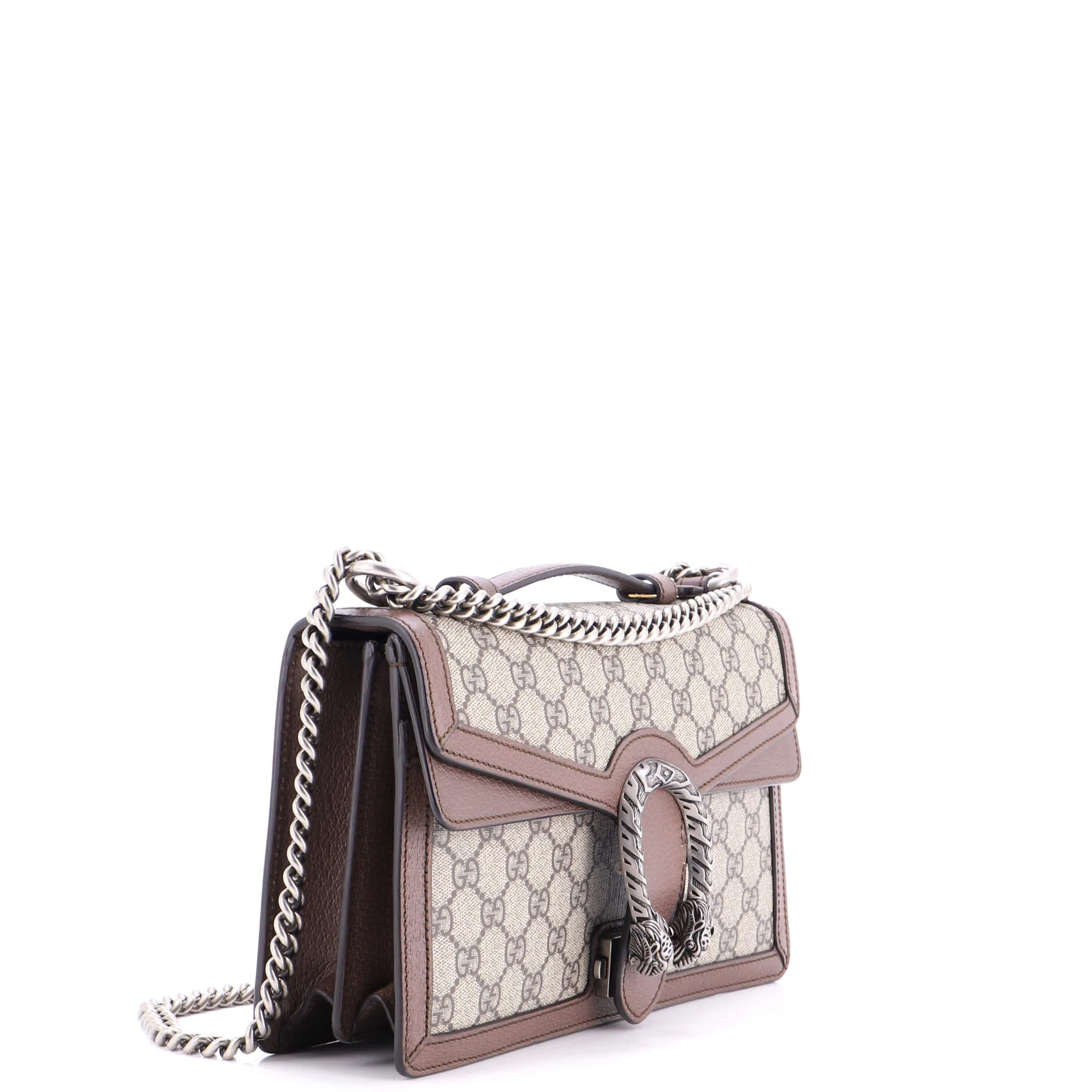 Dionysus Top Handle Chain Bag GG Coated Canvas Small - Image 2
