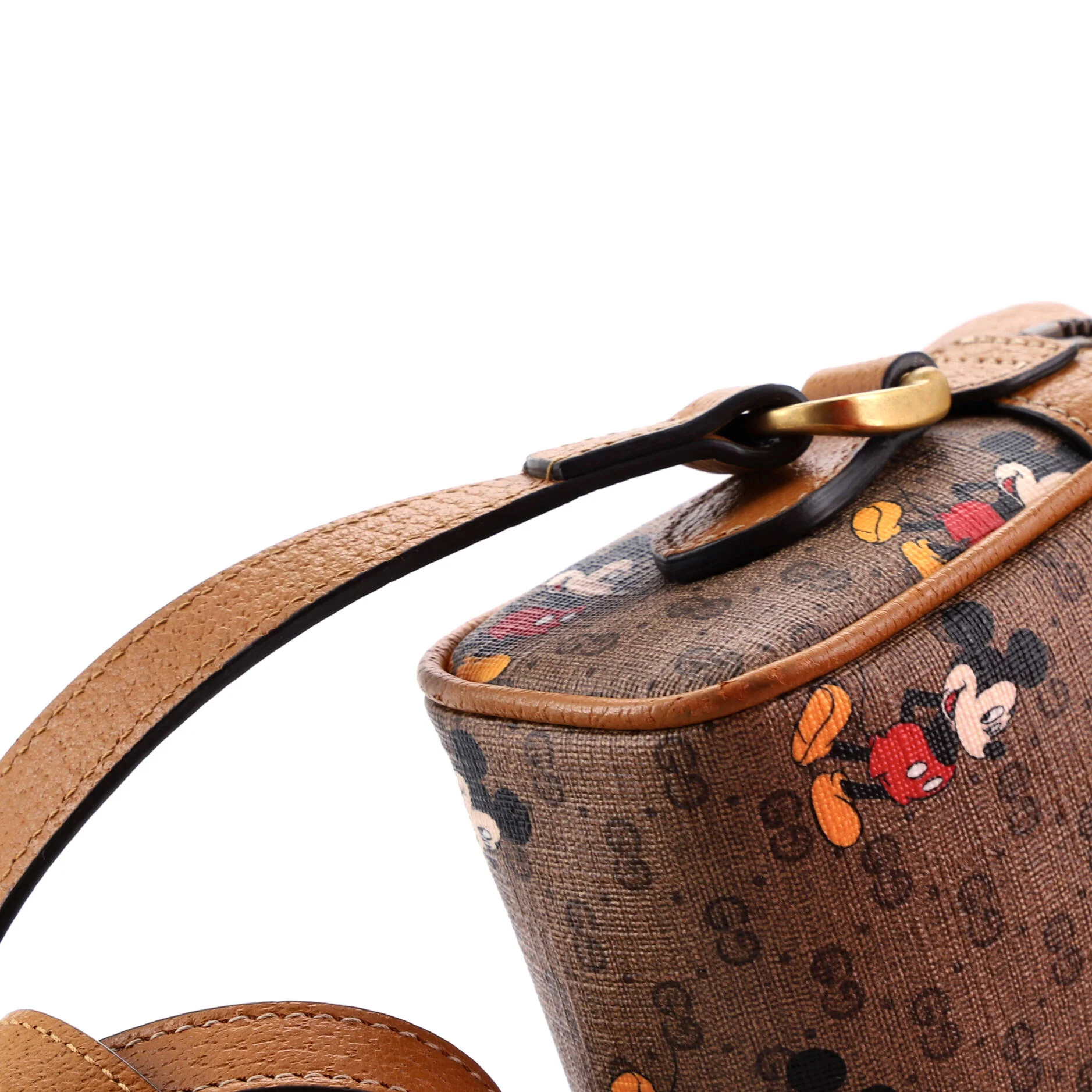 Disney Mickey Mouse Shoulder Bag Printed Mini GG Coated Canvas Mini - Image 6
