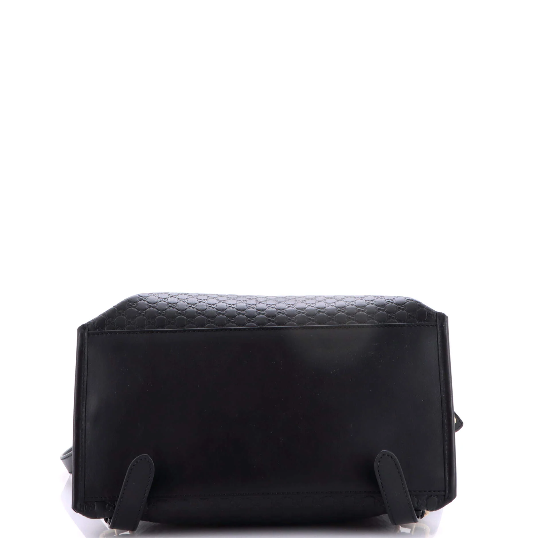Drawstring Flap Backpack Microguccissima Leather Medium - Image 4