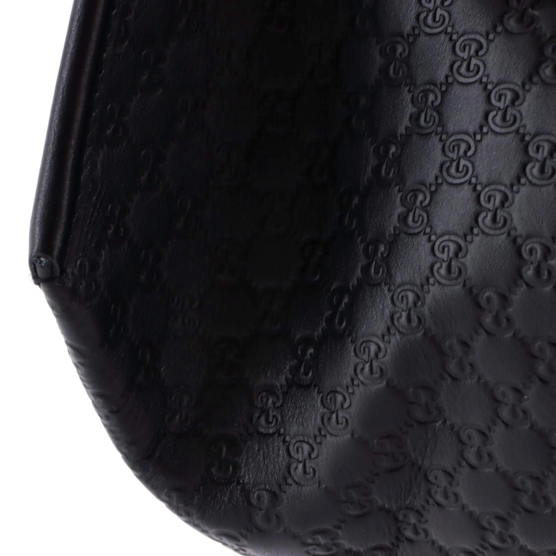 Drawstring Flap Backpack Microguccissima Leather Medium - Image 6