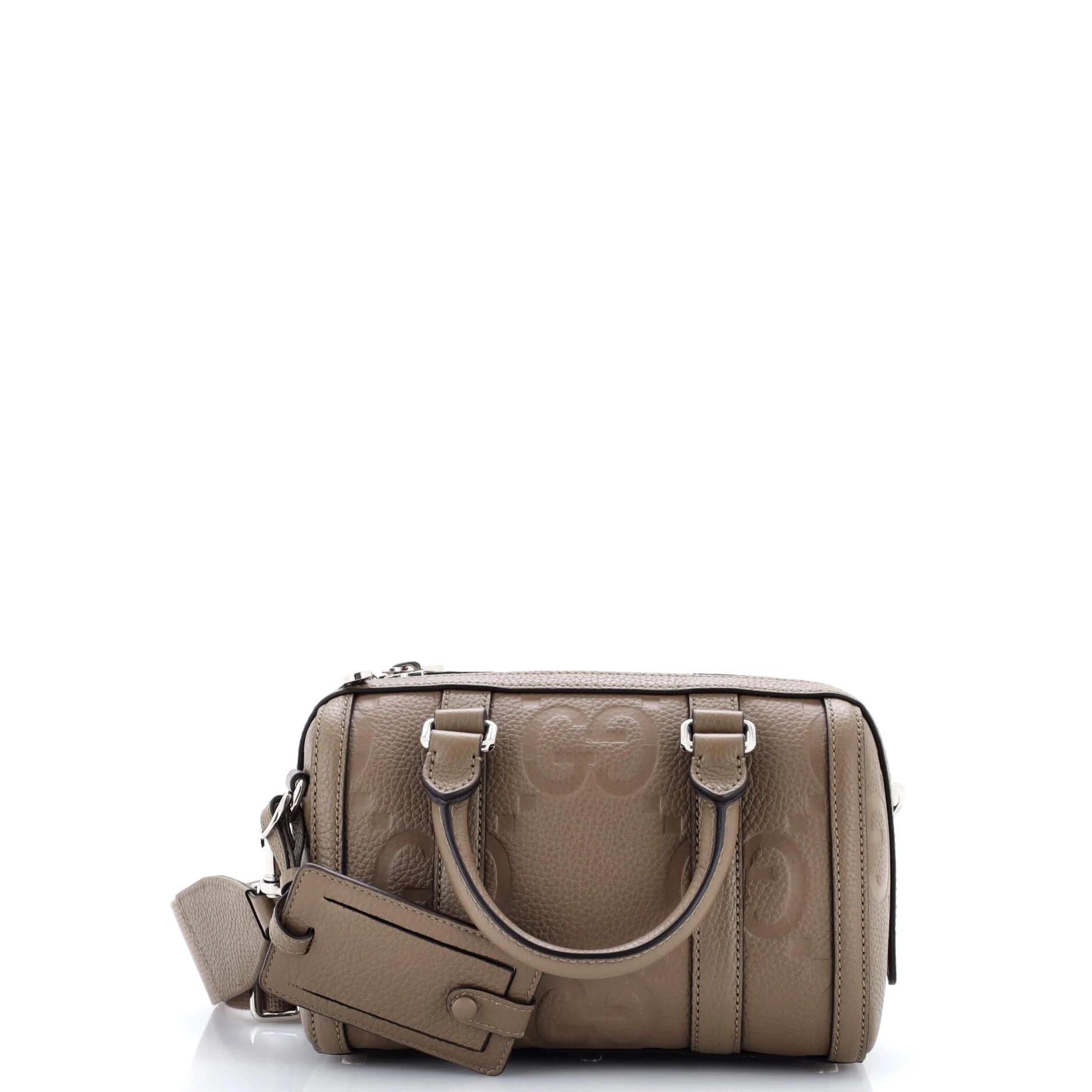Duffle Bag Jumbo GG Embossed Leather Mini