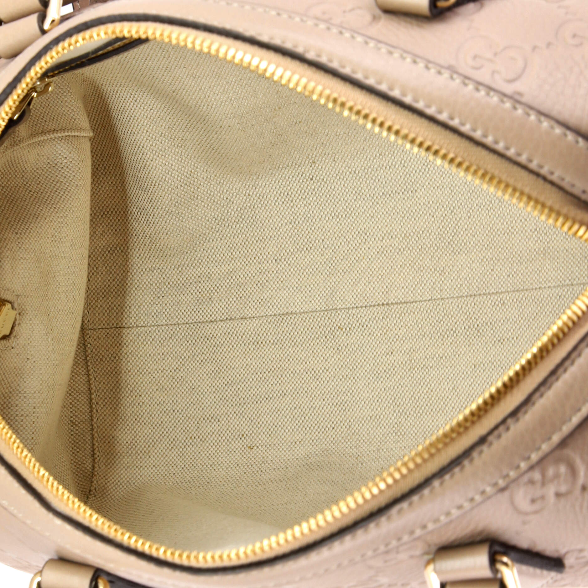 Emblem Boston Bag GG Embossed Leather Medium - Image 5