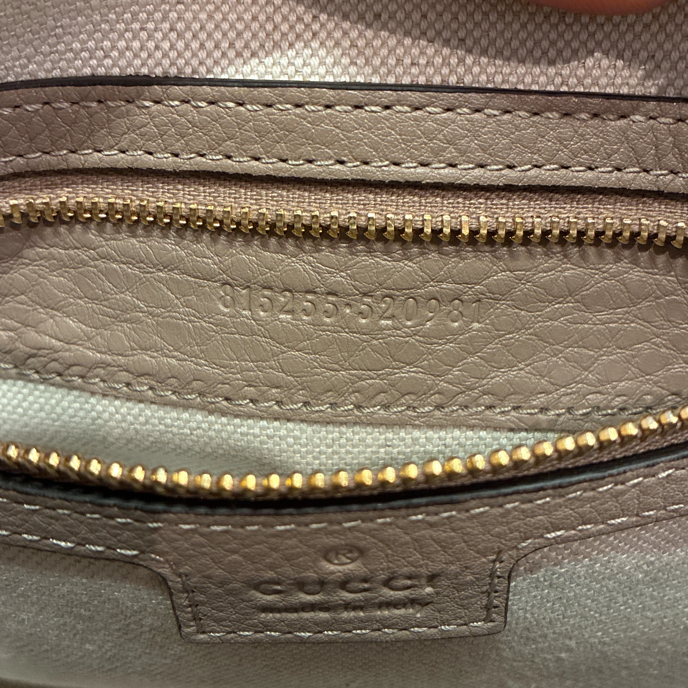 Emblem Boston Bag GG Embossed Leather Medium - Image 6