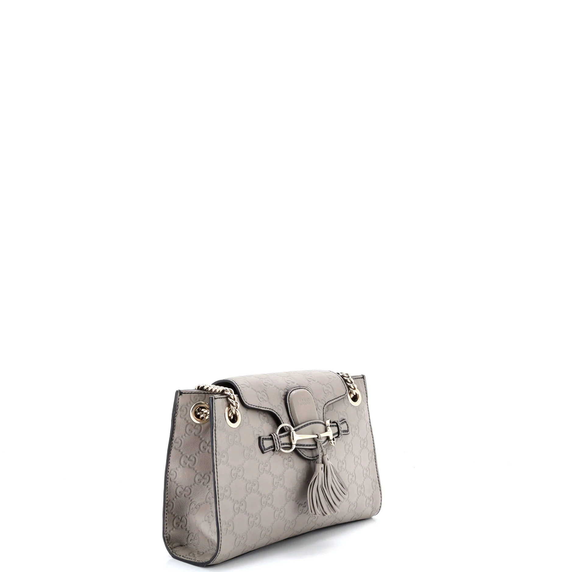 Emily Chain Flap Shoulder Bag Guccissima Leather Small - Image 2