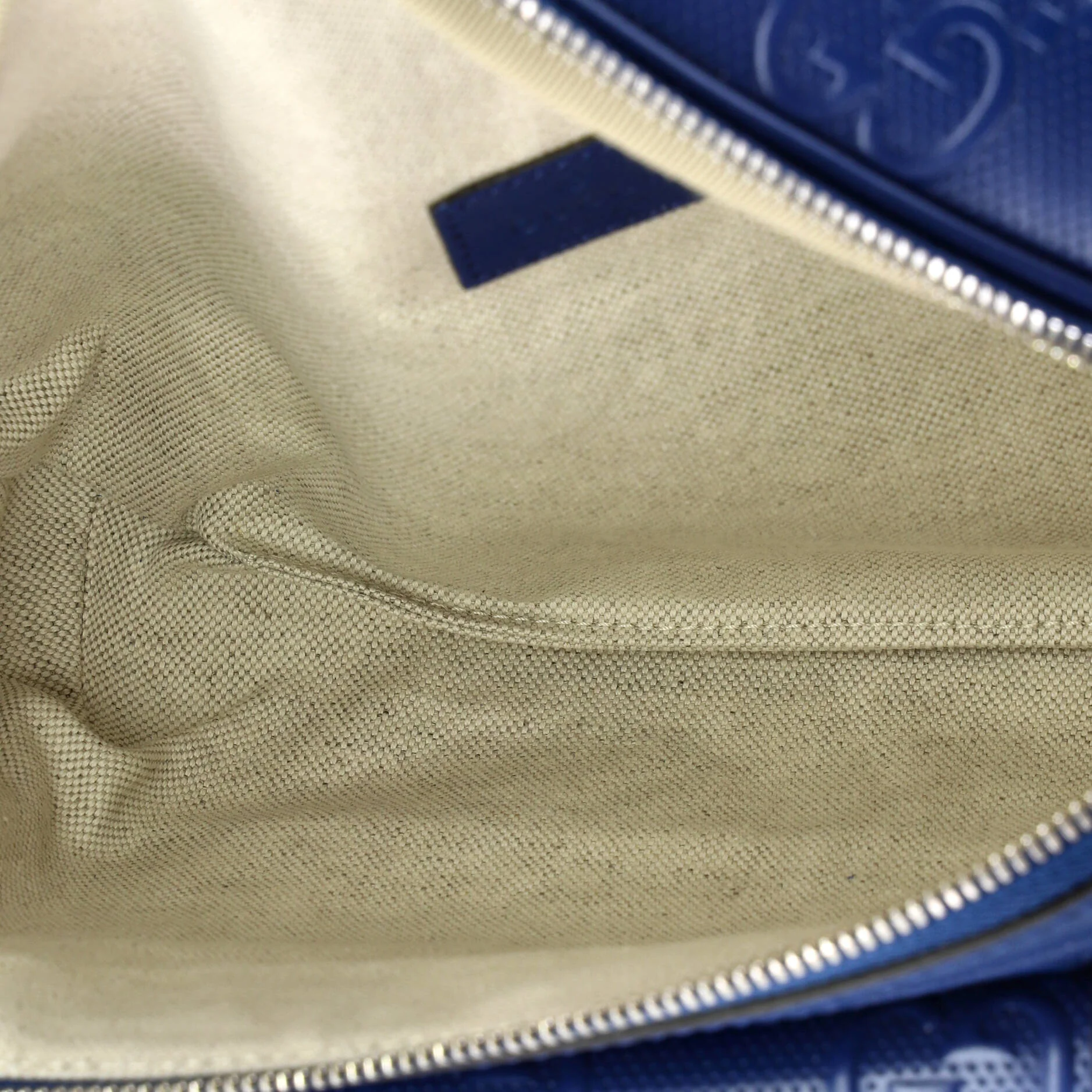 Front Pocket Belt Bag GG Embossed Perforated Leather - Image 5
