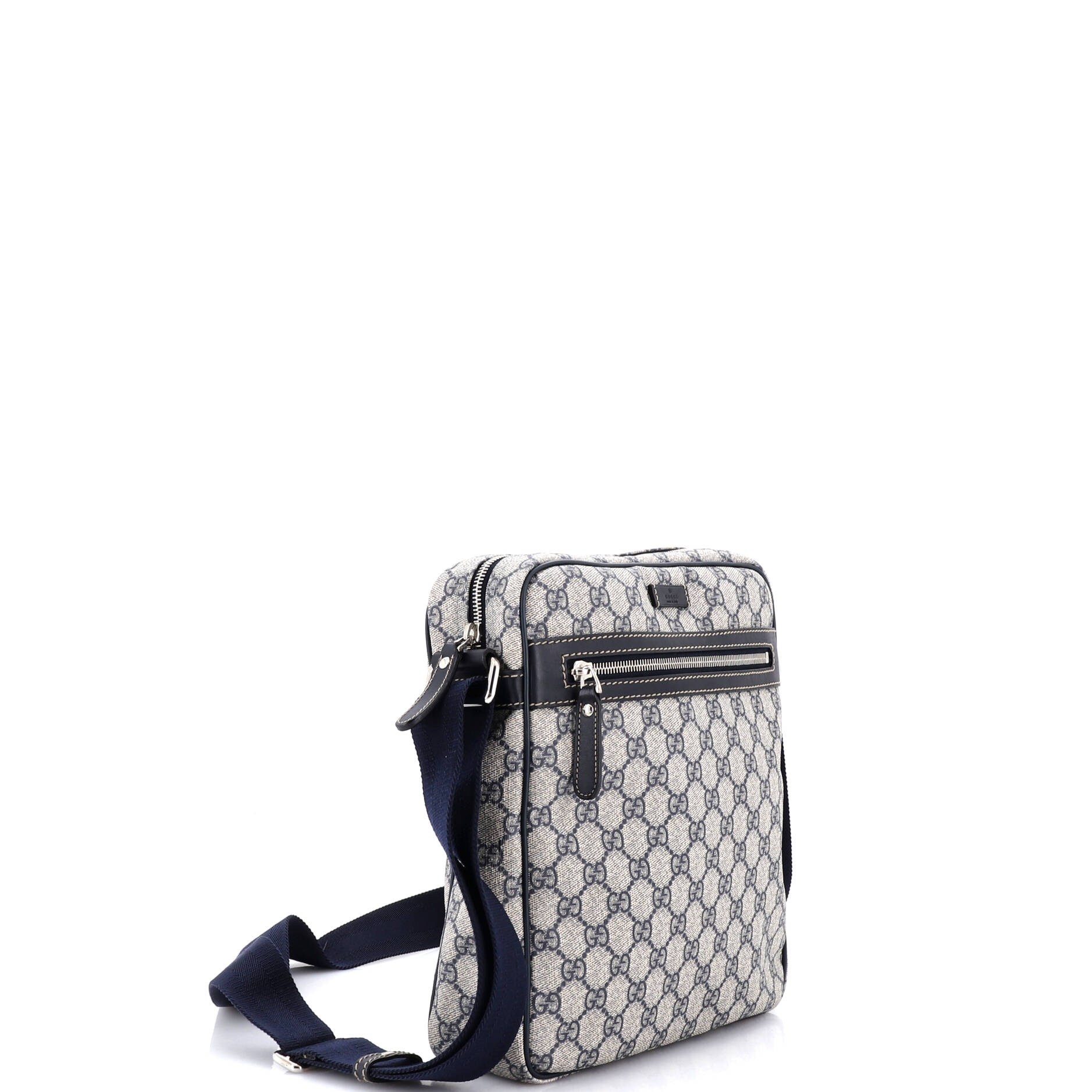 Front Zip Messenger GG Coated Canvas Medium - Image 2
