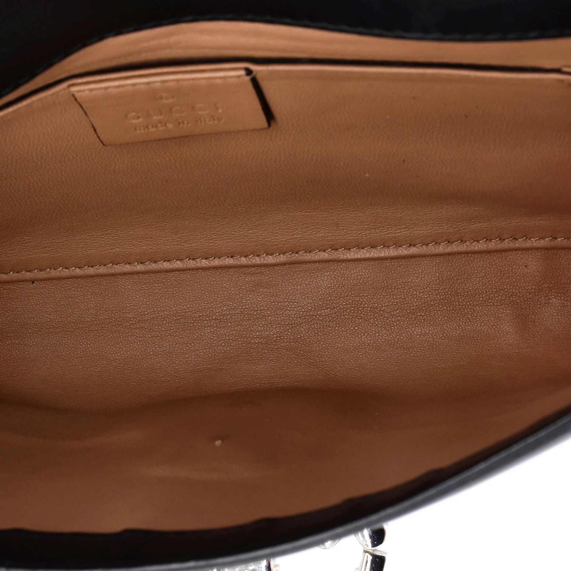 GG Broadway Clutch Leather with Crystals - Image 5