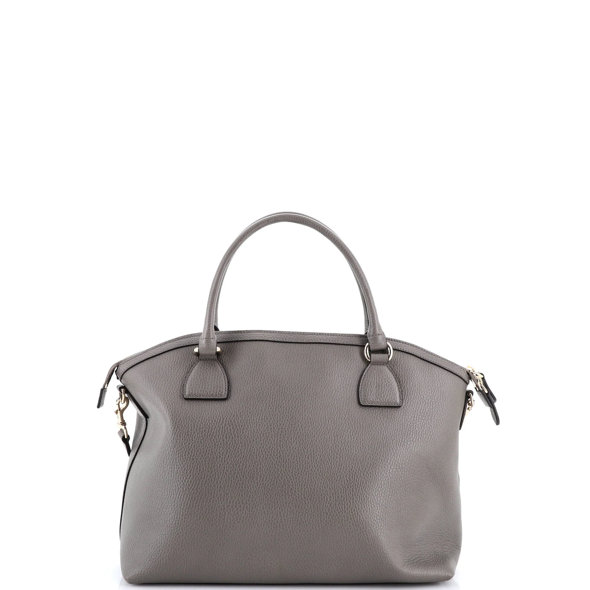 GG Charm Convertible Dome Satchel Leather Medium - Image 3