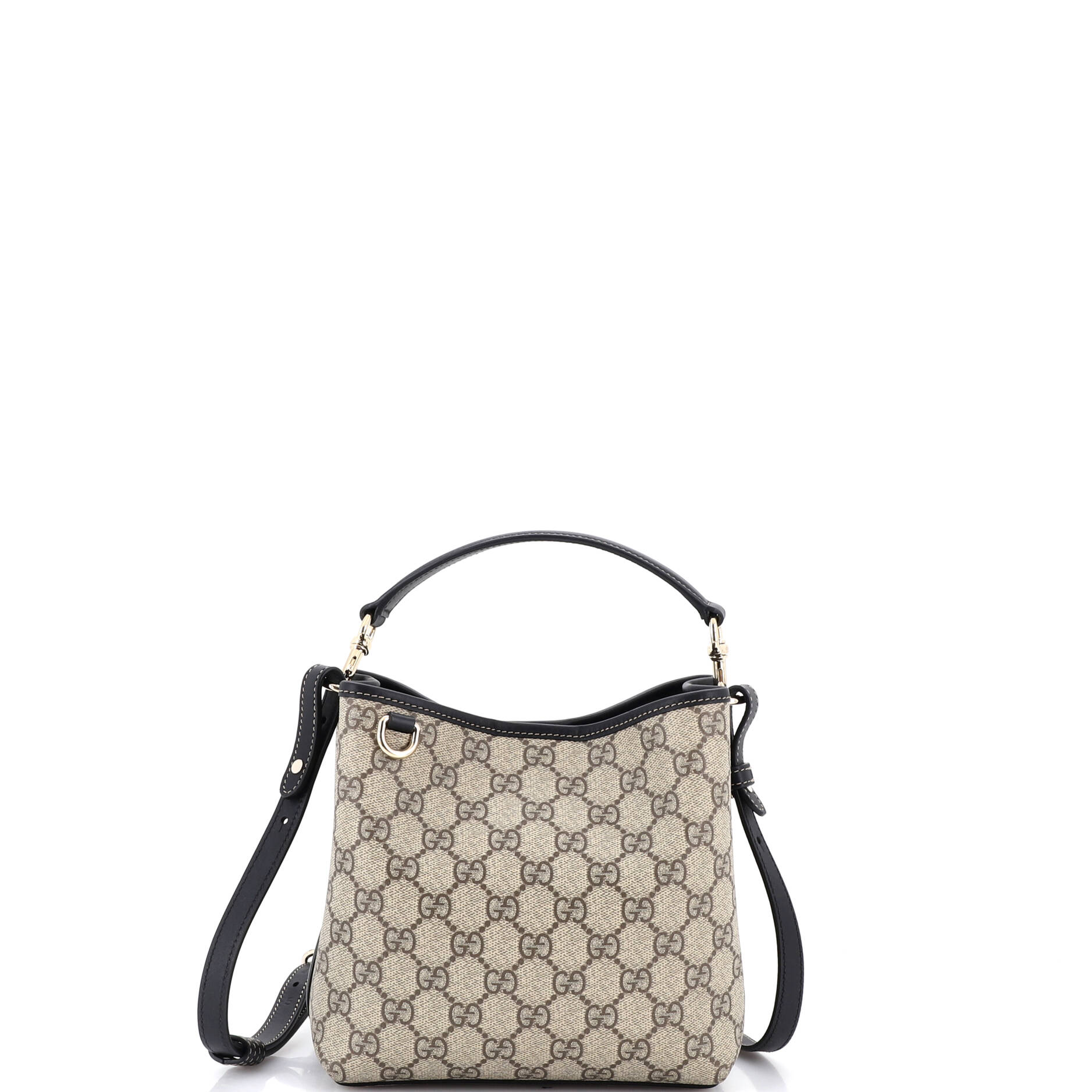 GG Emblem Bucket Bag GG Coated Canvas Small