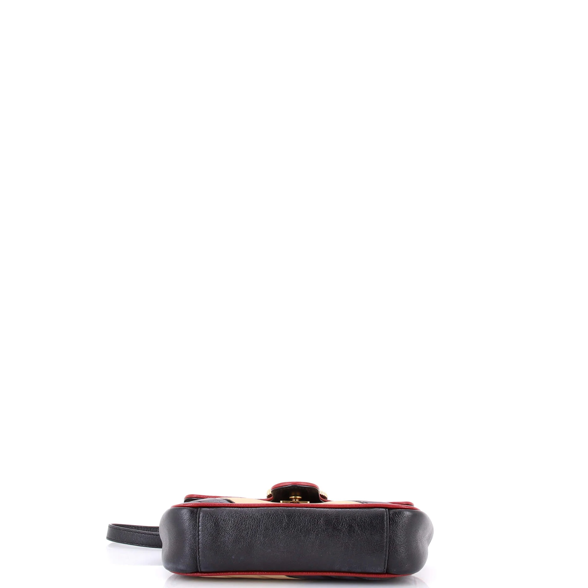 GG Marmont Flap Bag Diagonal Quilted Leather Mini - Image 4