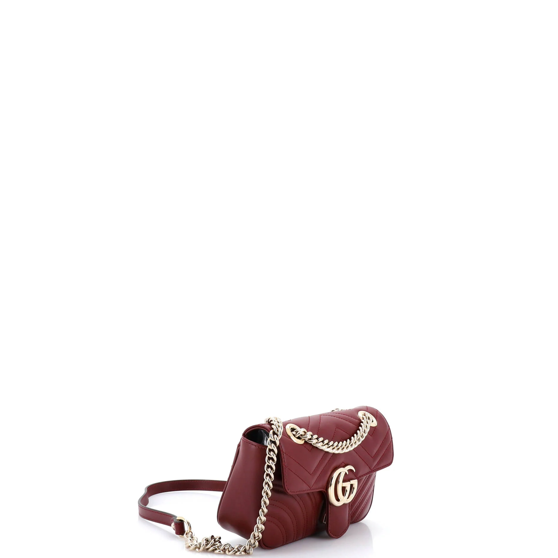 GG Marmont Flap Bag Matelasse Leather Mini - Image 2