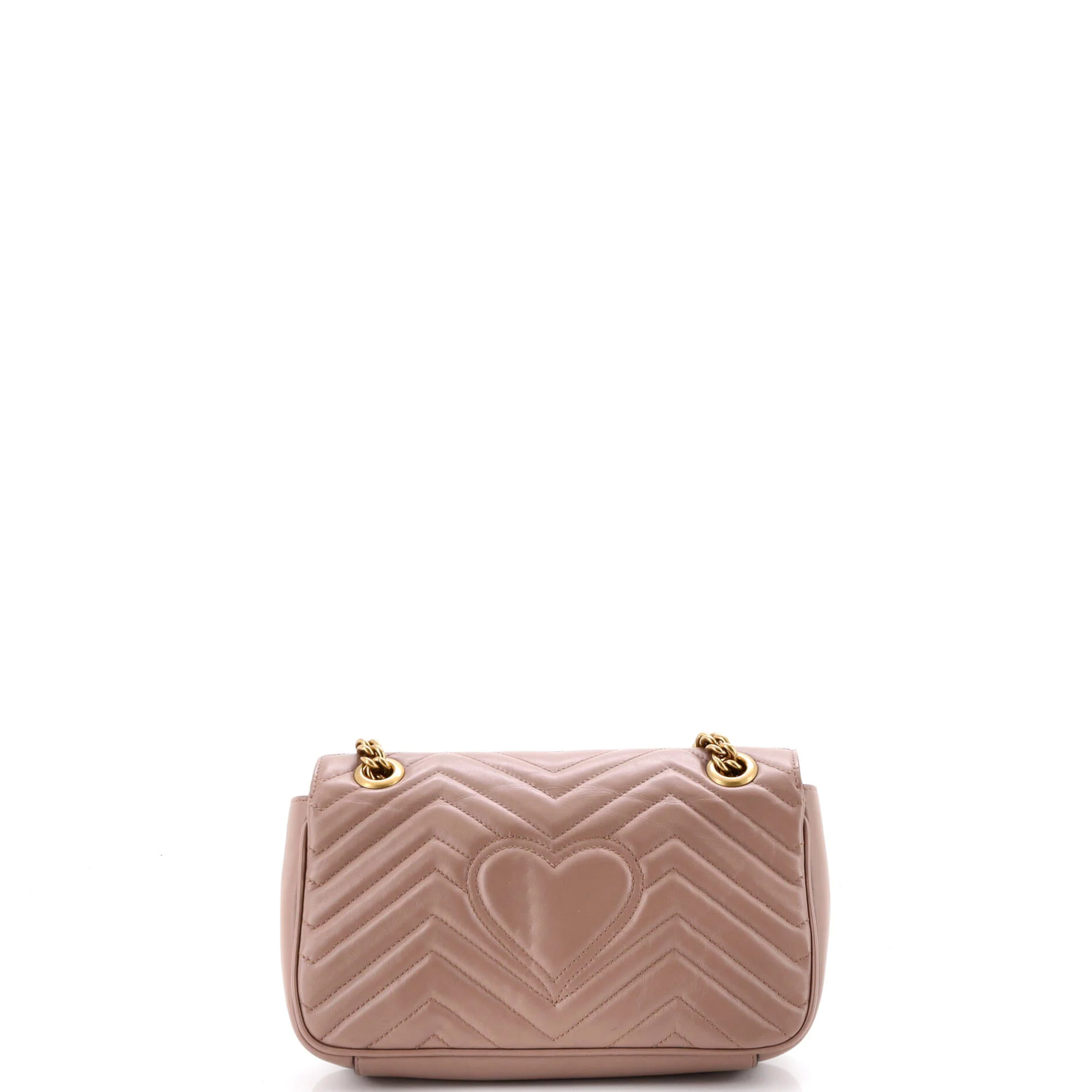 GG Marmont Flap Bag Matelasse Leather Small - Image 3