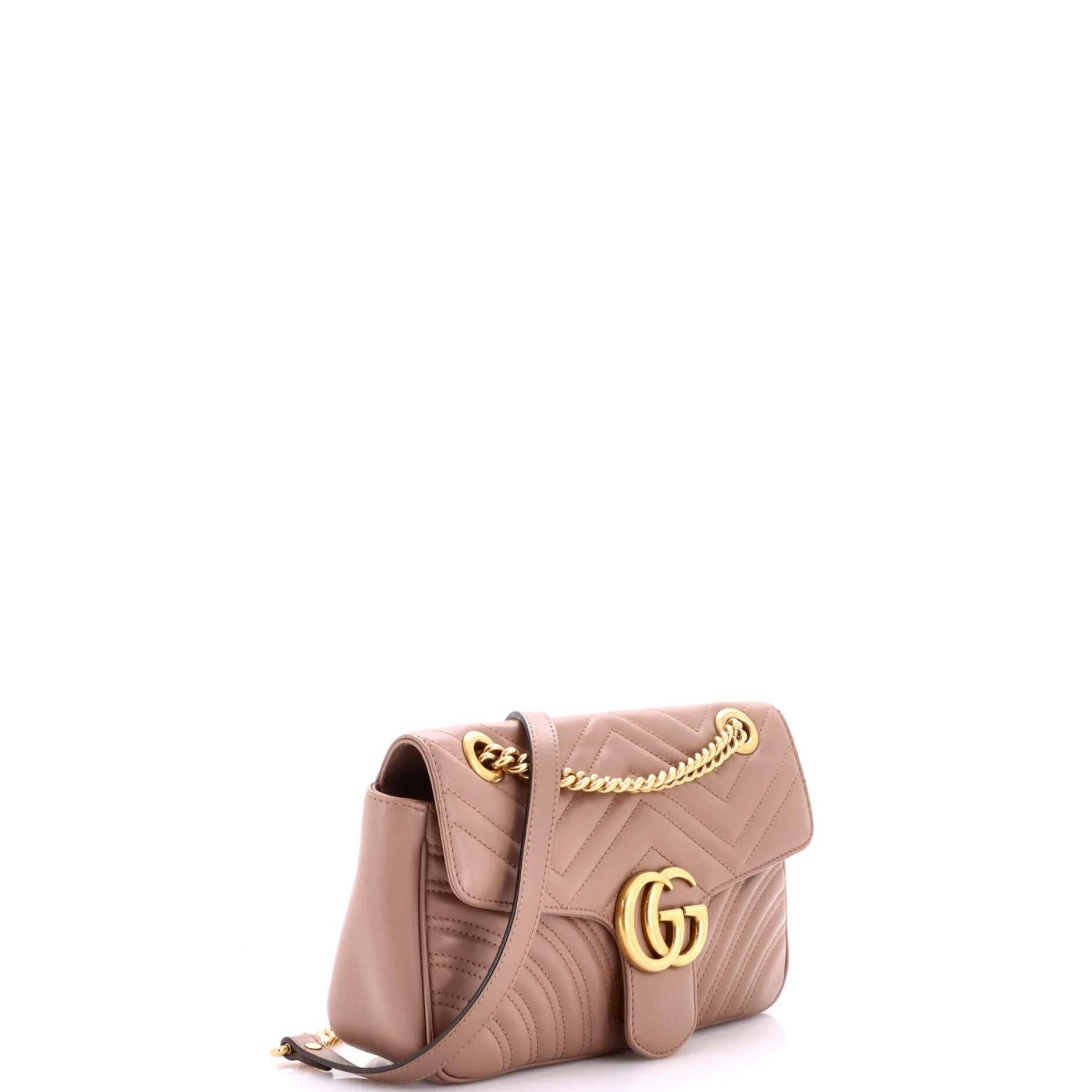 GG Marmont Flap Bag Matelasse Leather Small - Image 2
