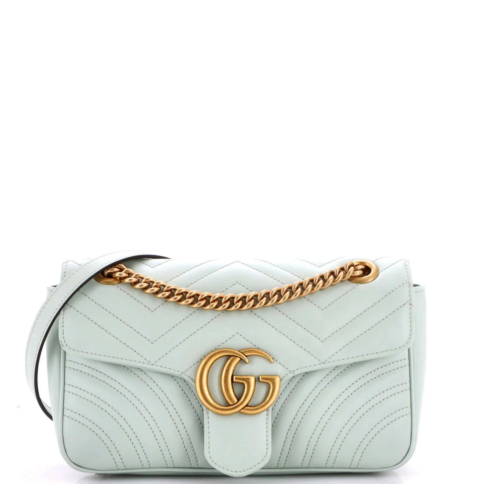 GG Marmont Flap Bag Matelasse Leather Small