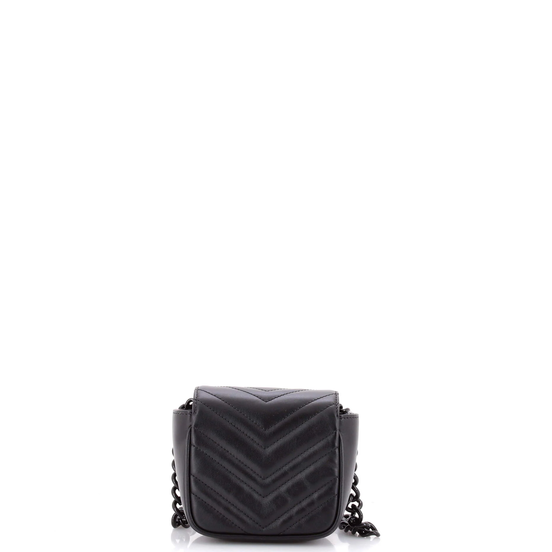 GG Marmont Flap Belt Bag Matelasse Leather Mini - Image 3