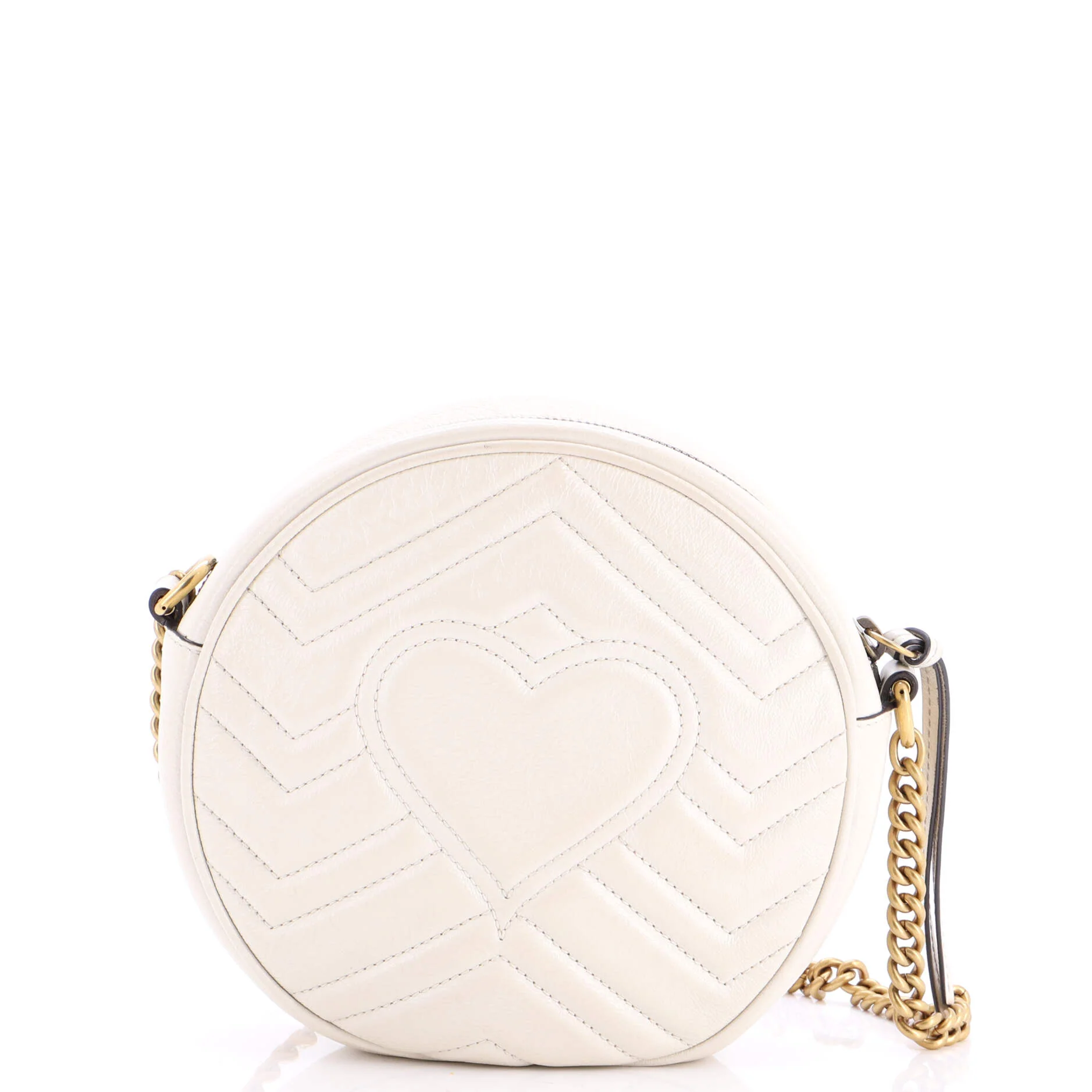 GG Marmont Round Shoulder Bag Matelasse Leather Mini - Image 3