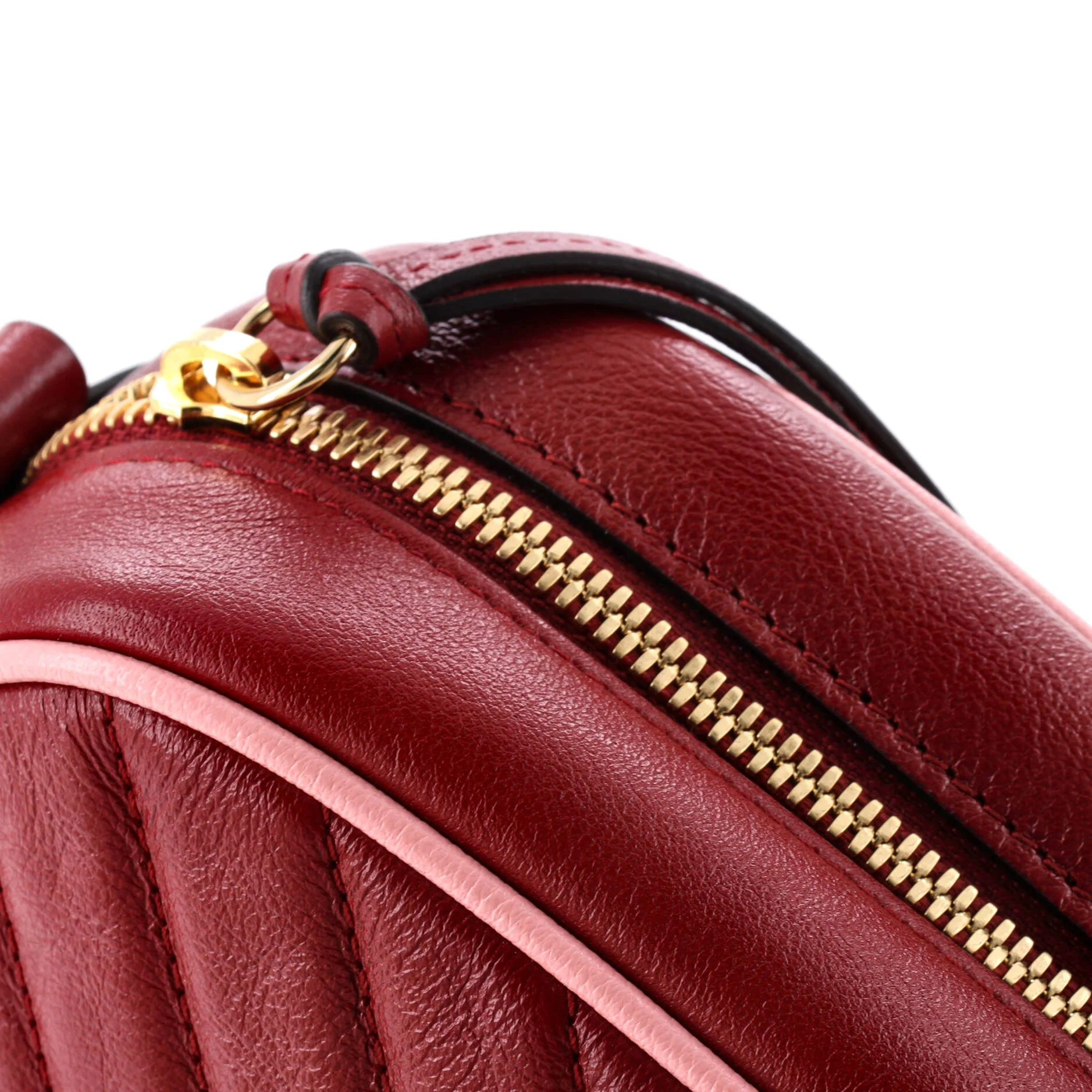GG Marmont Shoulder Bag Diagonal Quilted Leather Small - Image 6