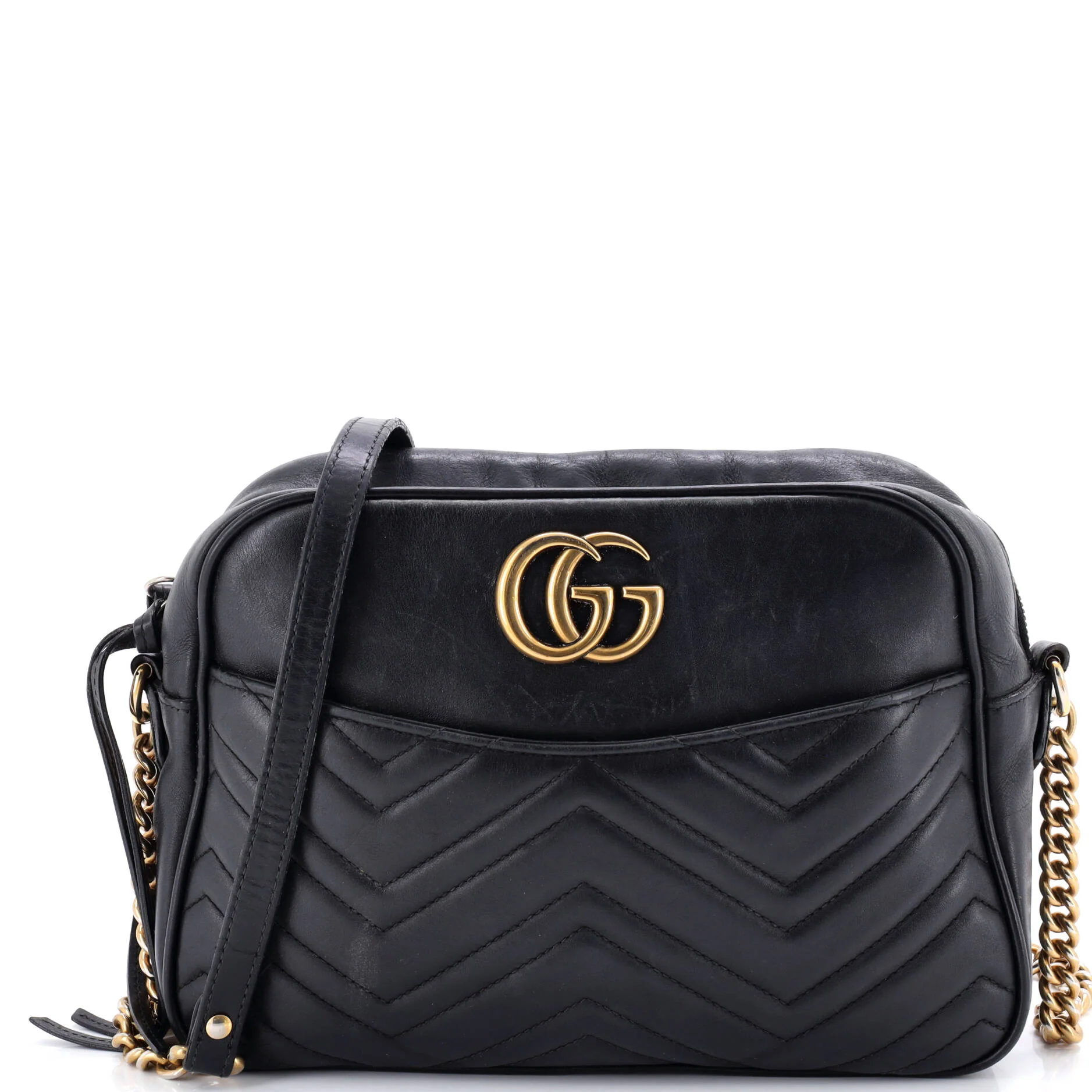 GG Marmont Shoulder Bag Matelasse Leather Medium