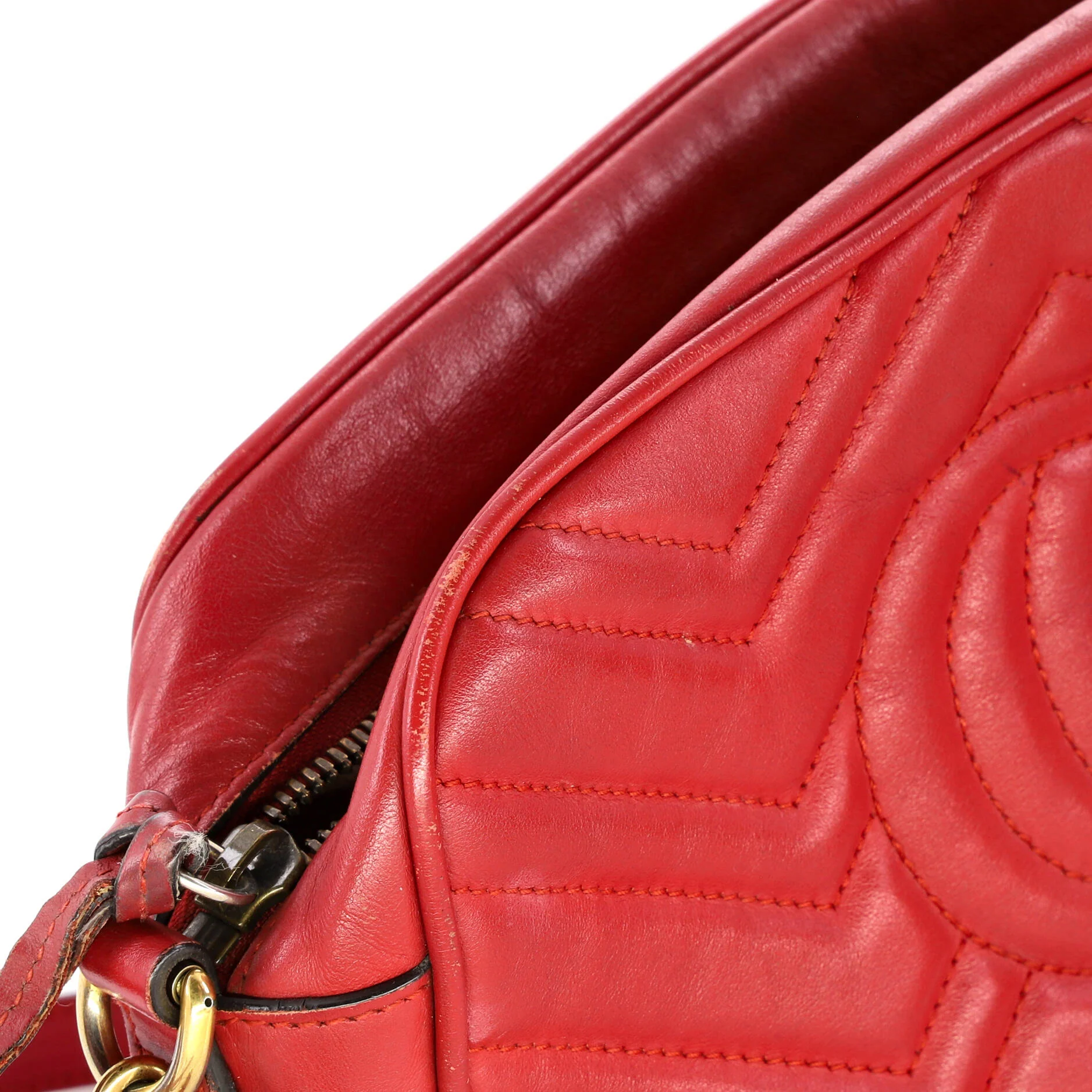 GG Marmont Shoulder Bag Matelasse Leather Small - Image 7