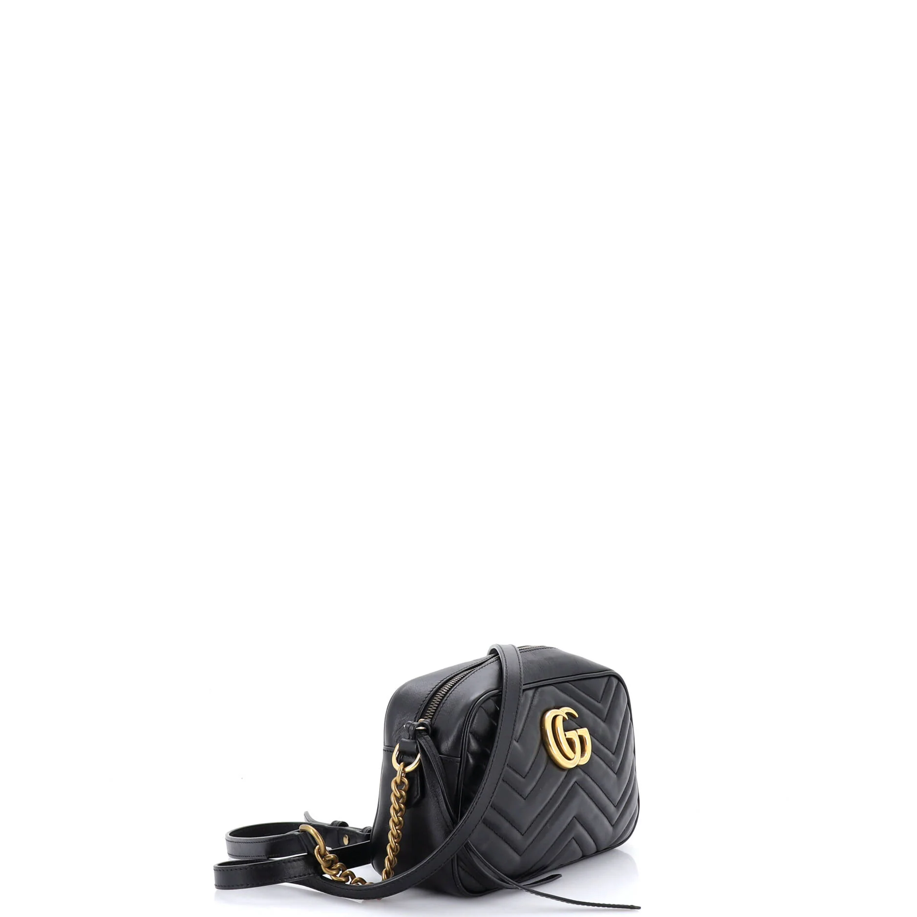 GG Marmont Shoulder Bag Matelasse Leather Small - Image 2