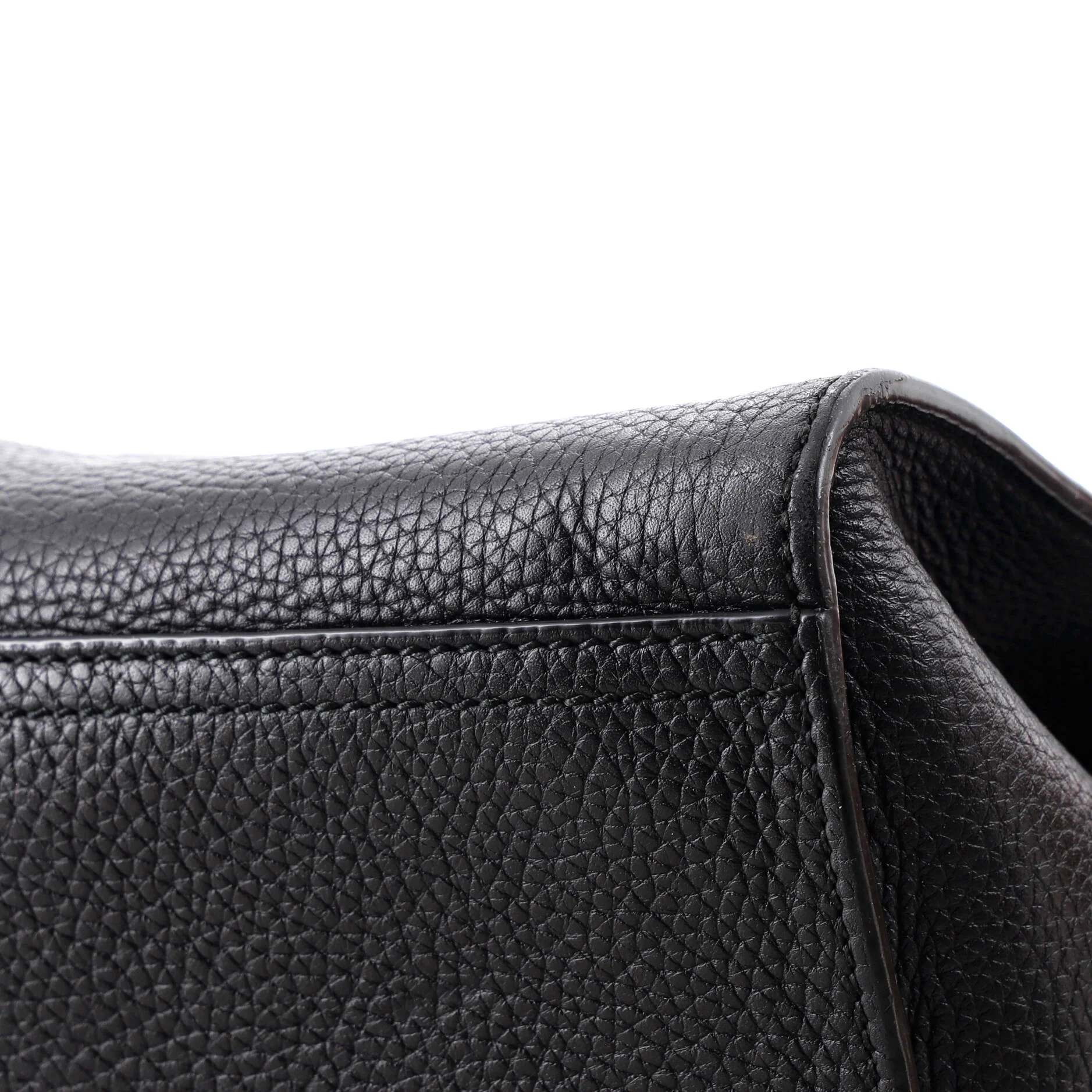 GG Marmont Top Handle Bag Leather Medium - Image 6