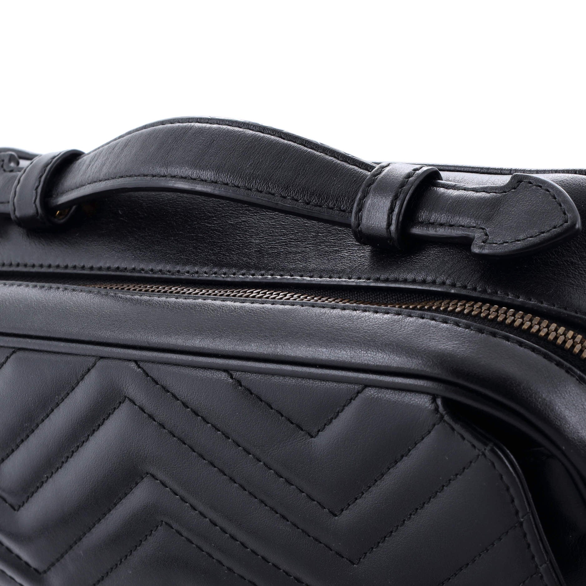 GG Marmont Zip Around Camera Bag Matelasse Leather Small - Image 7
