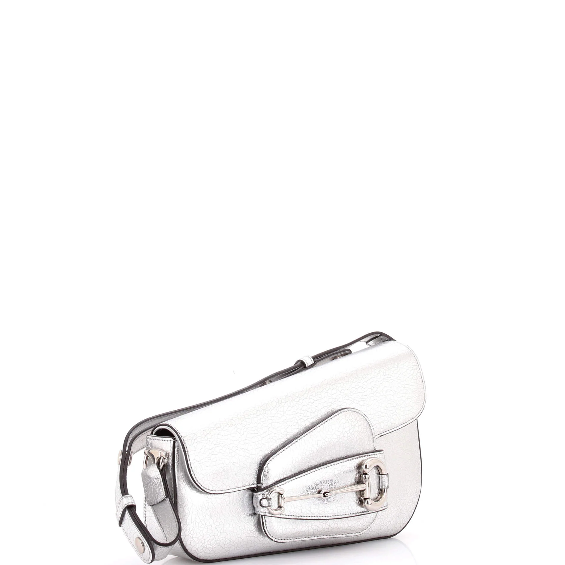 Horsebit 1955 Asymmetric Shoulder Bag Leather Small - Image 2