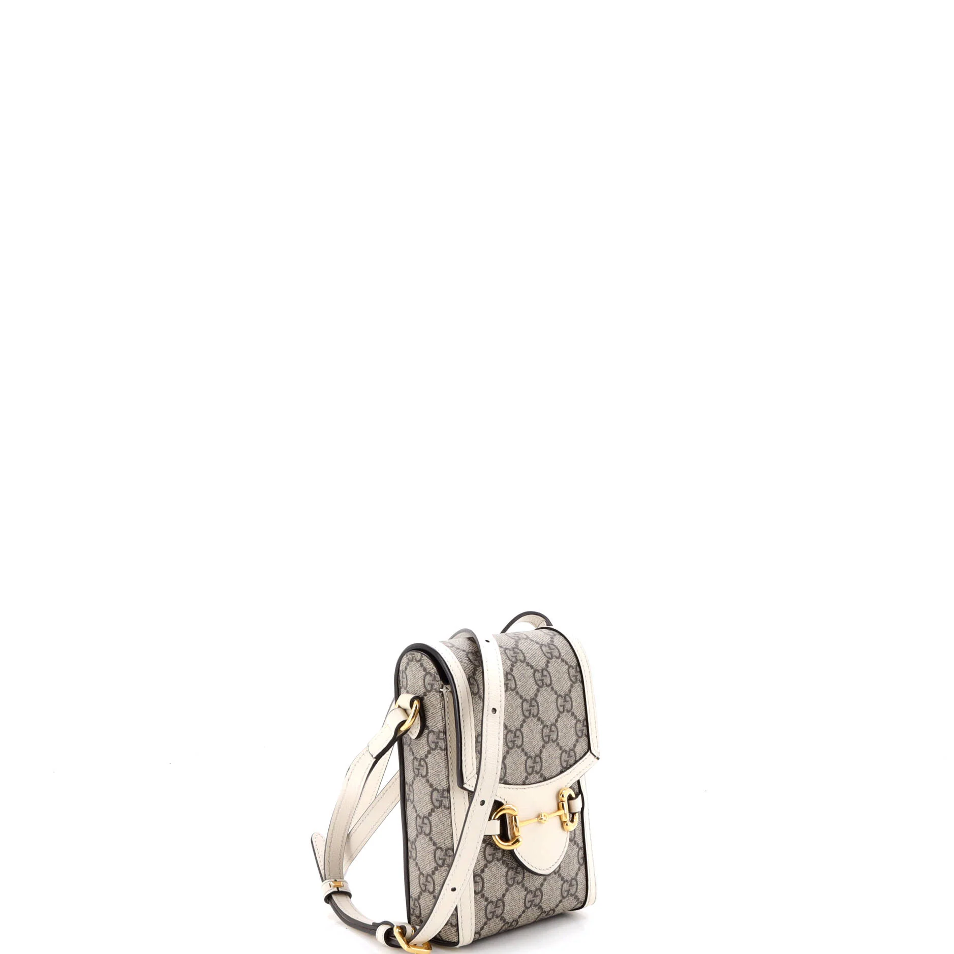 Horsebit 1955 Crossbody Bag GG Coated Canvas with Leather Mini - Image 2