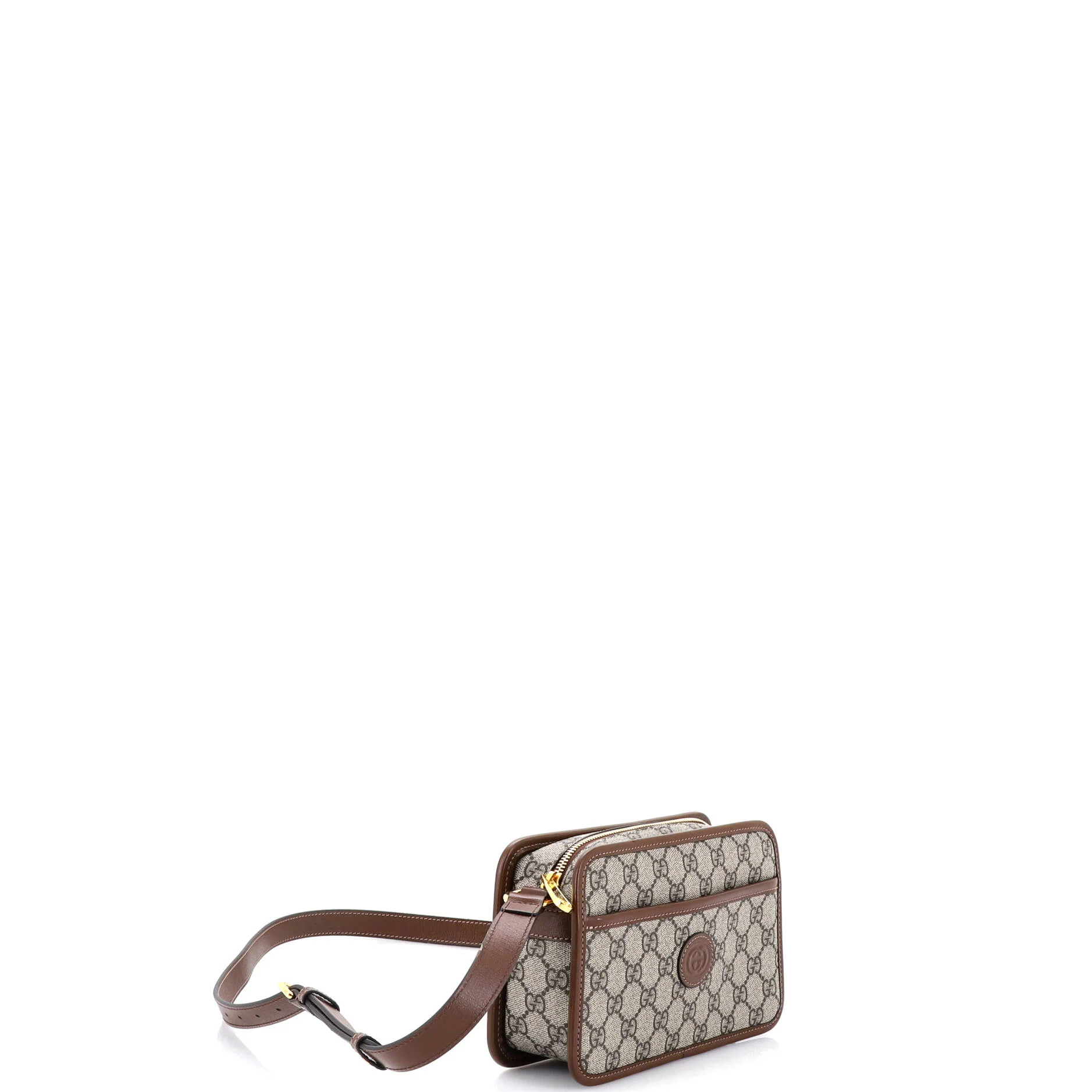 Interlocking G Patch Camera Bag GG Coated Canvas Mini - Image 2