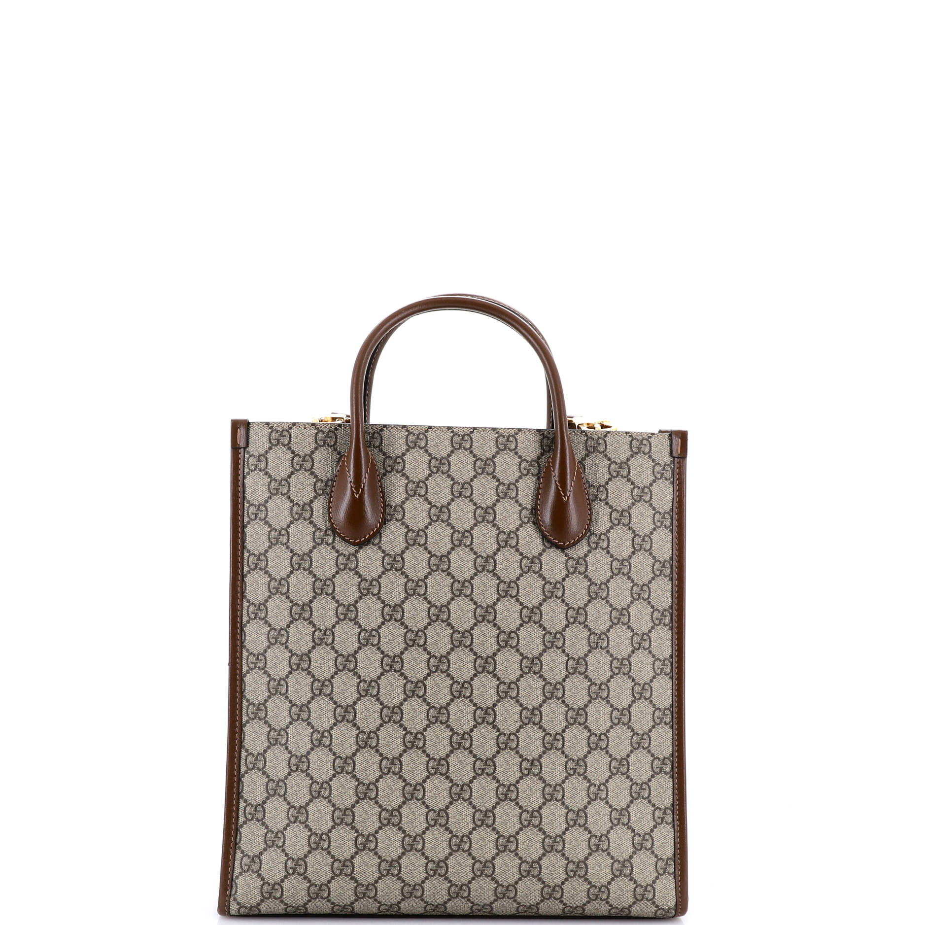 Interlocking G Tote GG Coated Canvas Vertical - Image 3