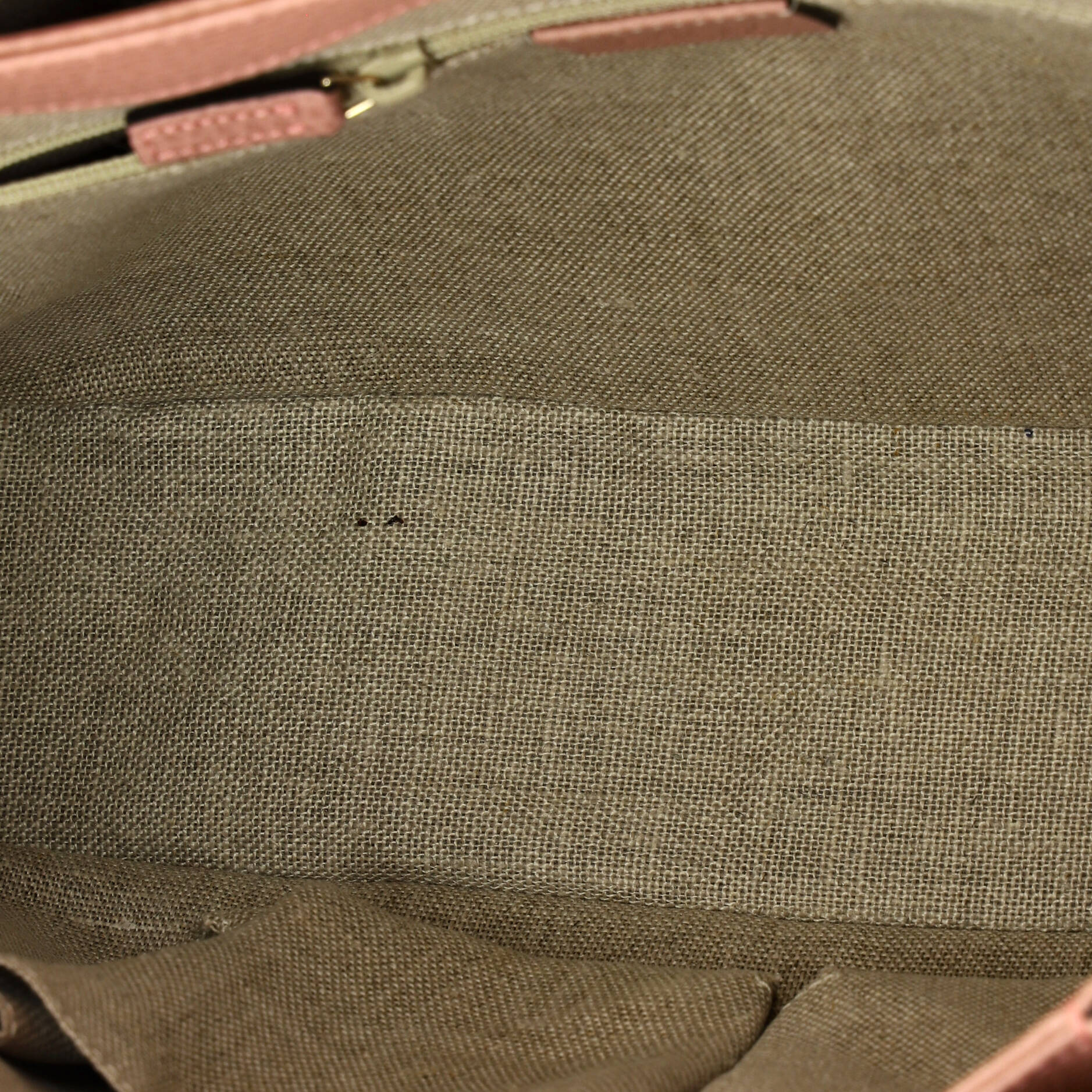 Interlocking Top Handle Bag Leather Medium - Image 5