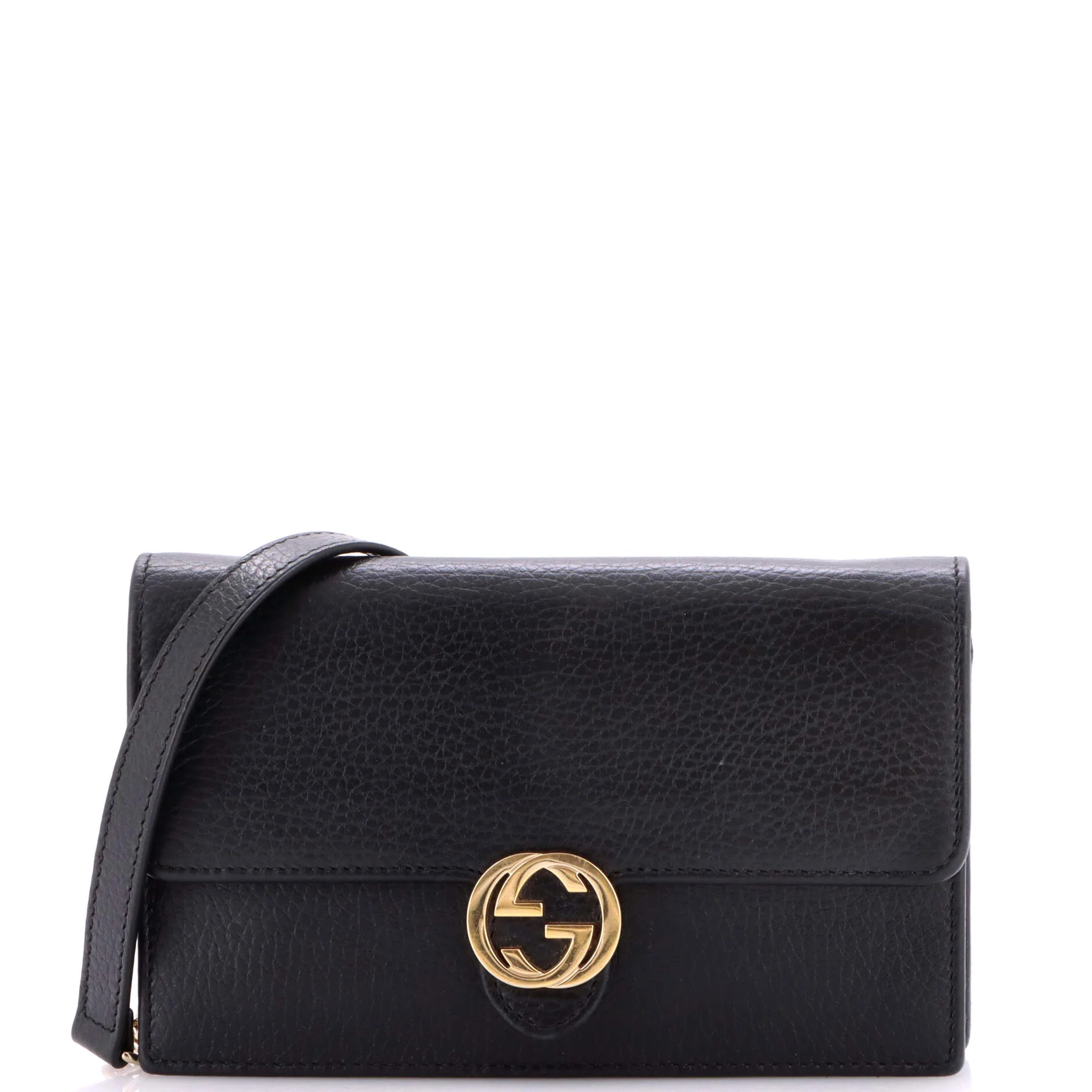 Interlocking Wallet on Chain Leather