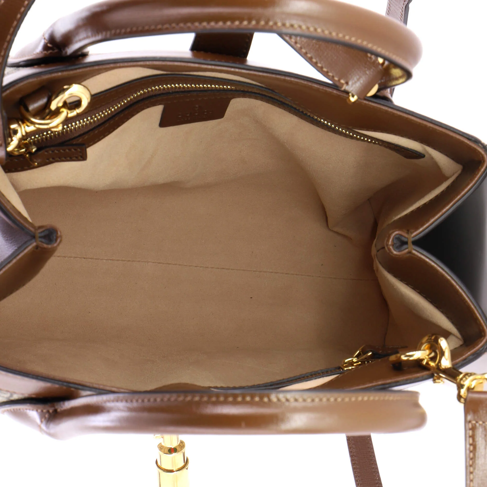 Jackie 1961 Web Tote GG Canvas and Leather Medium - Image 5