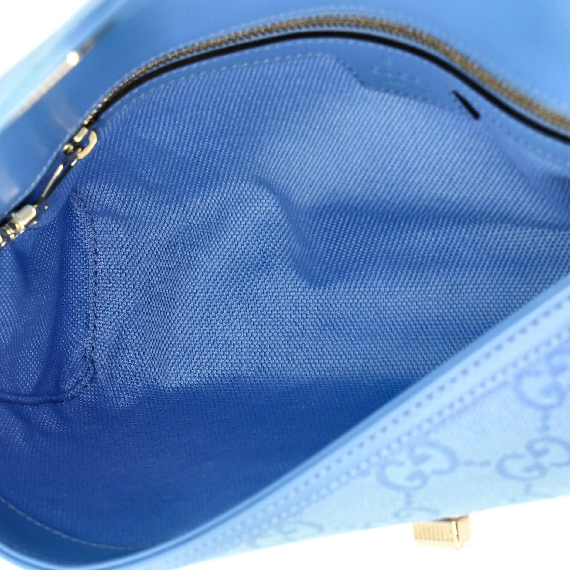 Luce Shoulder Bag GG Canvas with Leather Small - Image 5