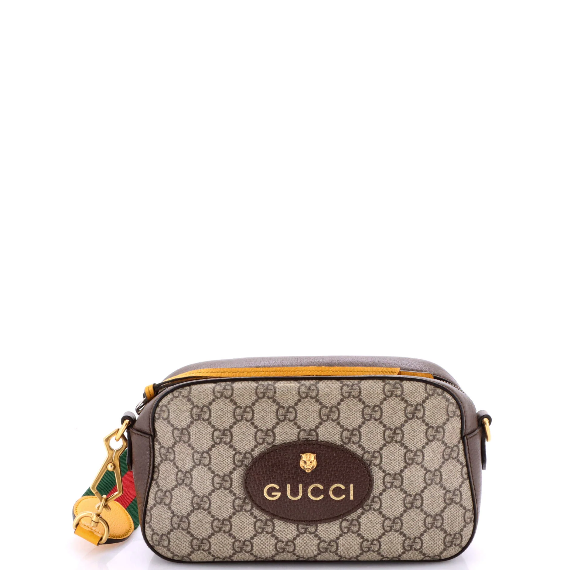 Neo Vintage Camera Messenger Bag GG Coated Canvas