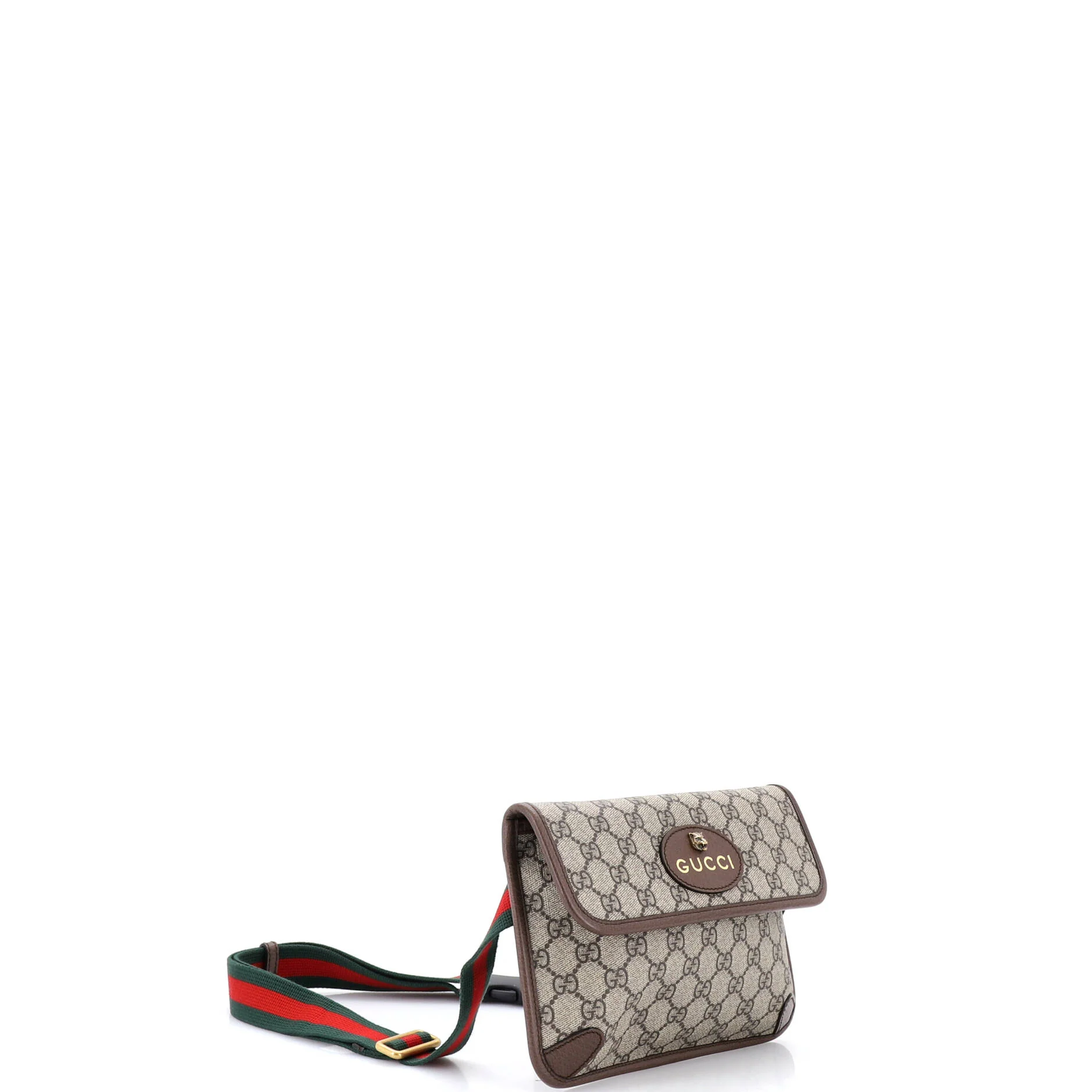 Neo Vintage Flap Belt Bag GG Coated Canvas - Image 2
