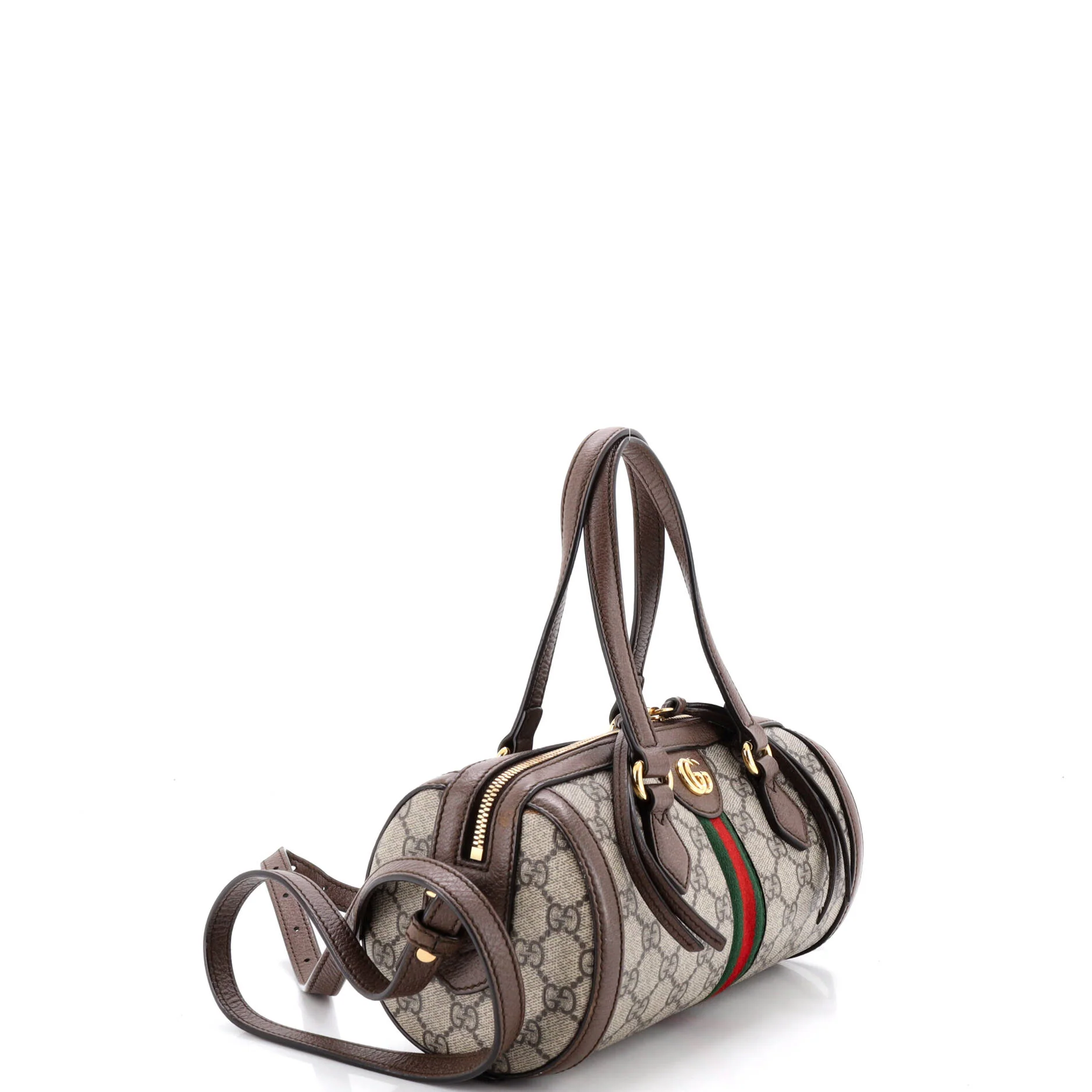 Ophidia Boston Bag GG Coated Canvas Small - Image 2