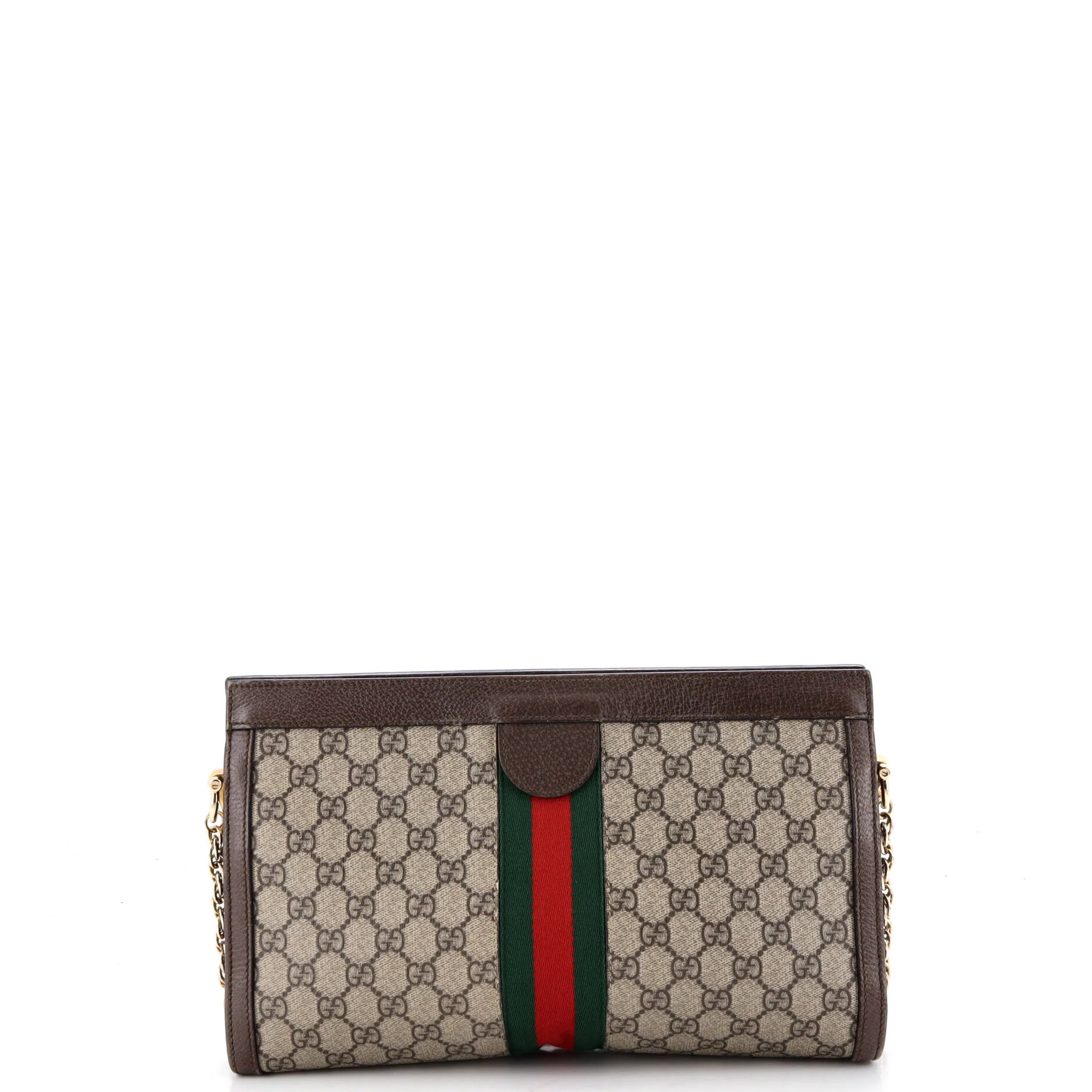 Ophidia Chain Shoulder Bag GG Coated Canvas Medium - Image 3