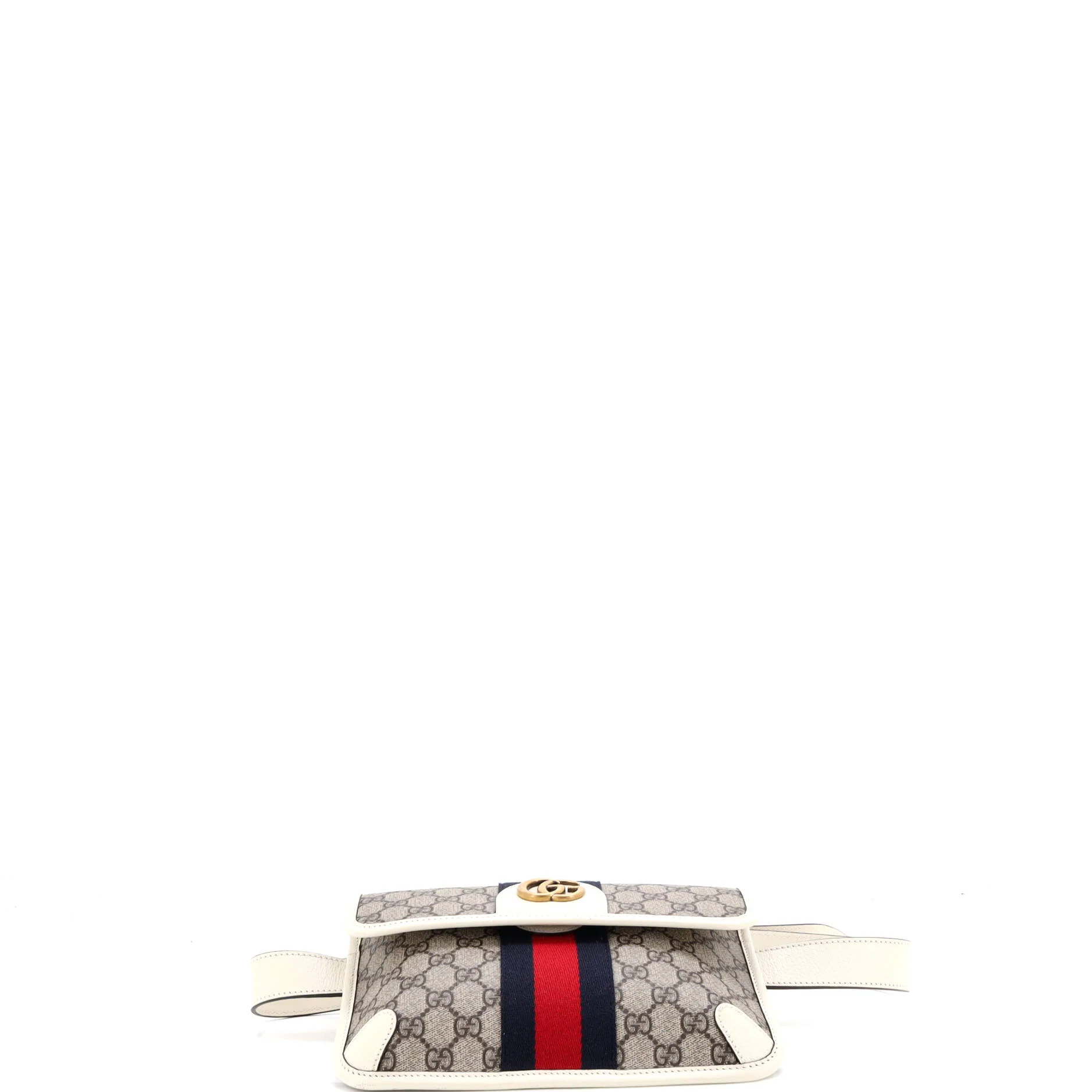 Ophidia Flap Belt Bag GG Coated Canvas with Leather - Image 4