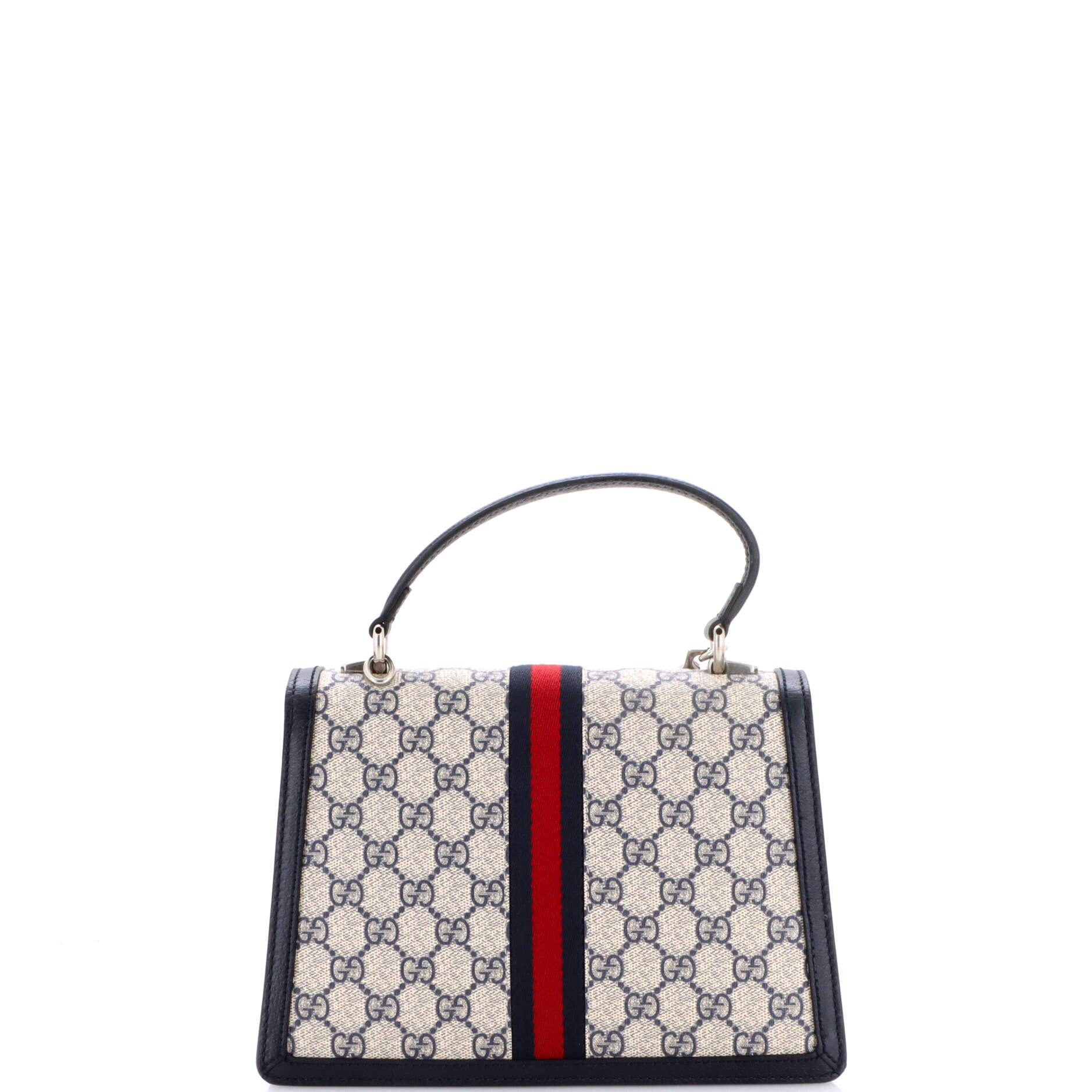 Ophidia Flap Top Handle Bag GG Coated Canvas Small - Image 3