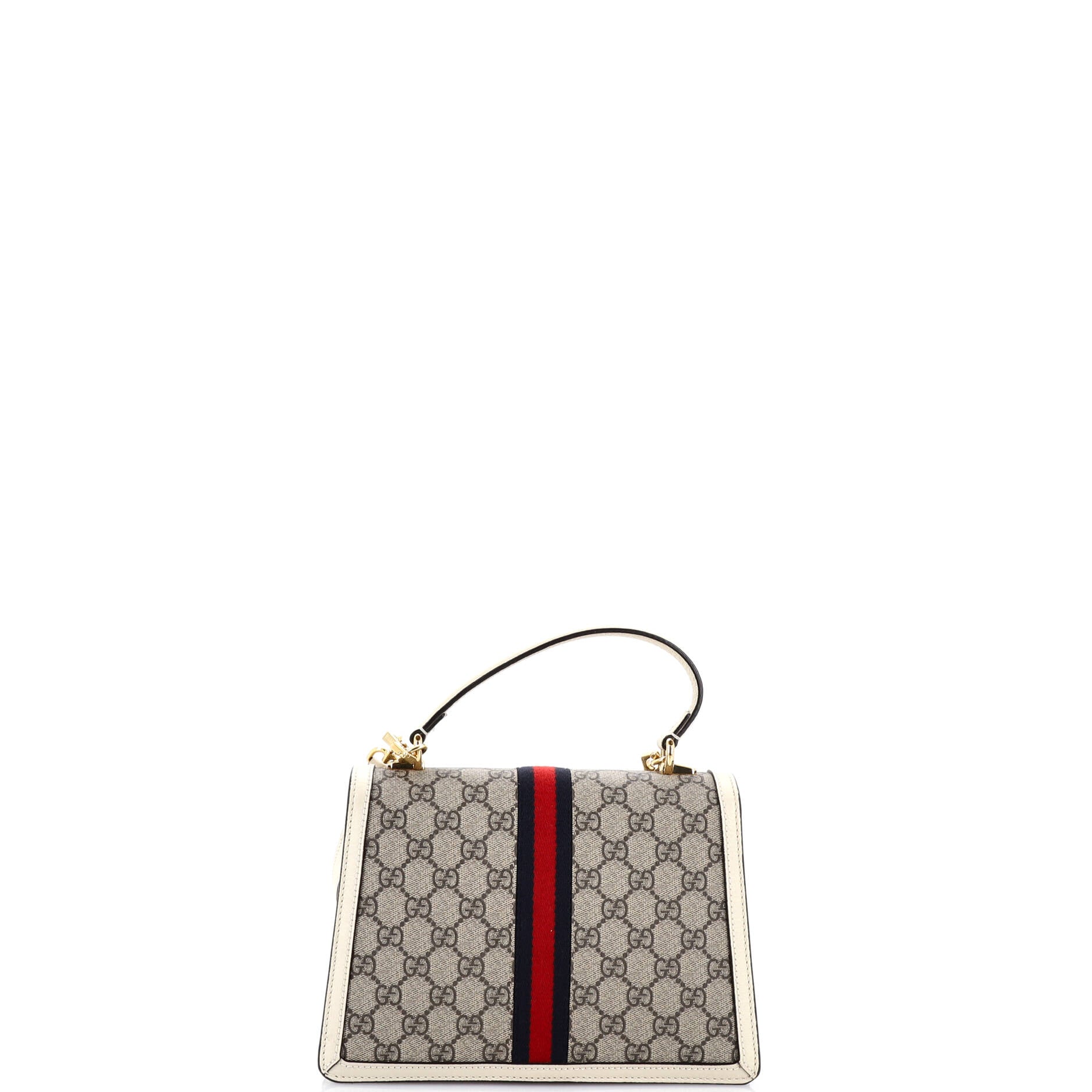 Ophidia Flap Top Handle Bag GG Coated Canvas Small - Image 3
