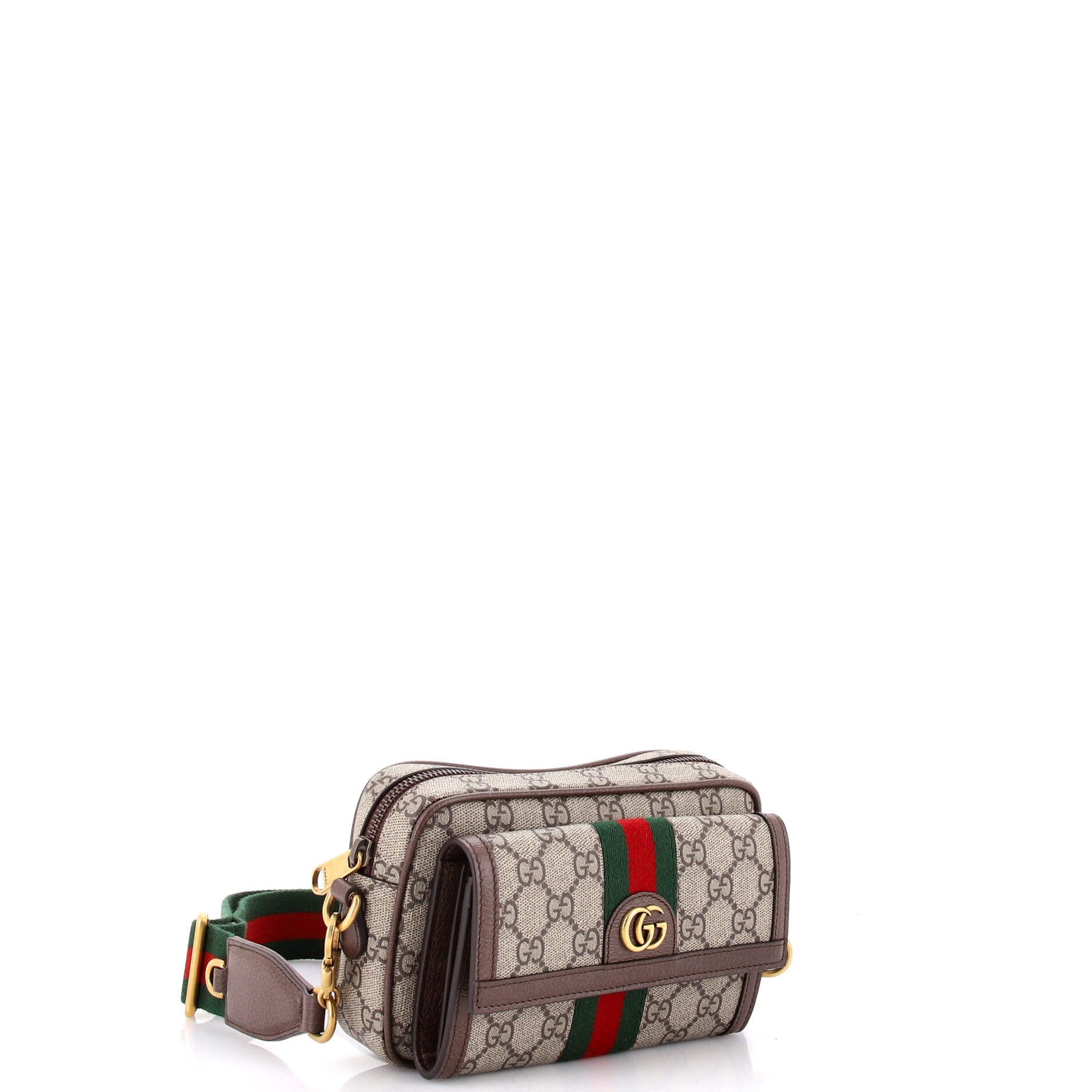 Ophidia Front Pocket Camera Bag GG Coated Canvas Mini - Image 2