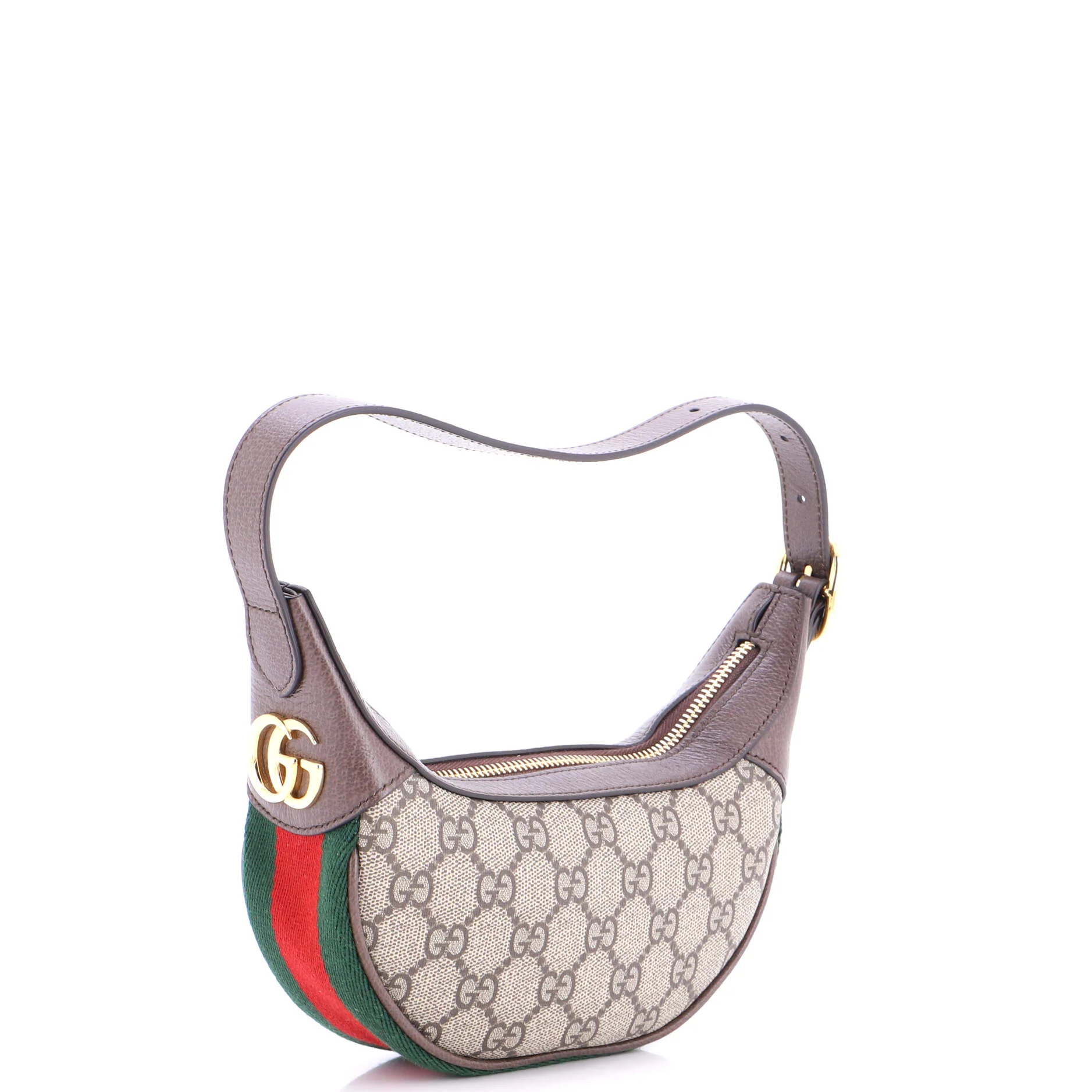 Ophidia Half Moon Bag GG Coated Canvas Mini - Image 2