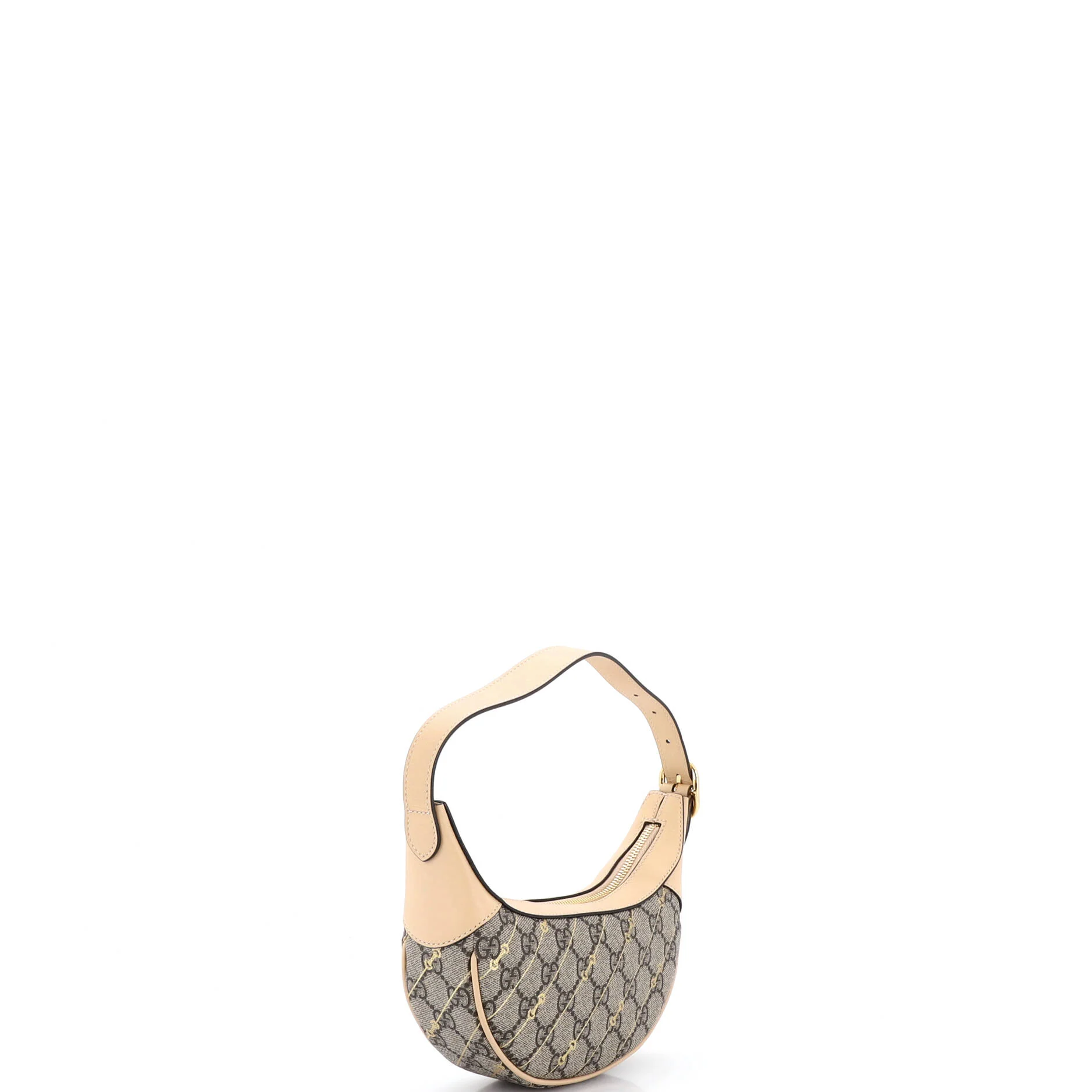 Ophidia Half Moon Bag Print GG Coated Canvas Mini - Image 2