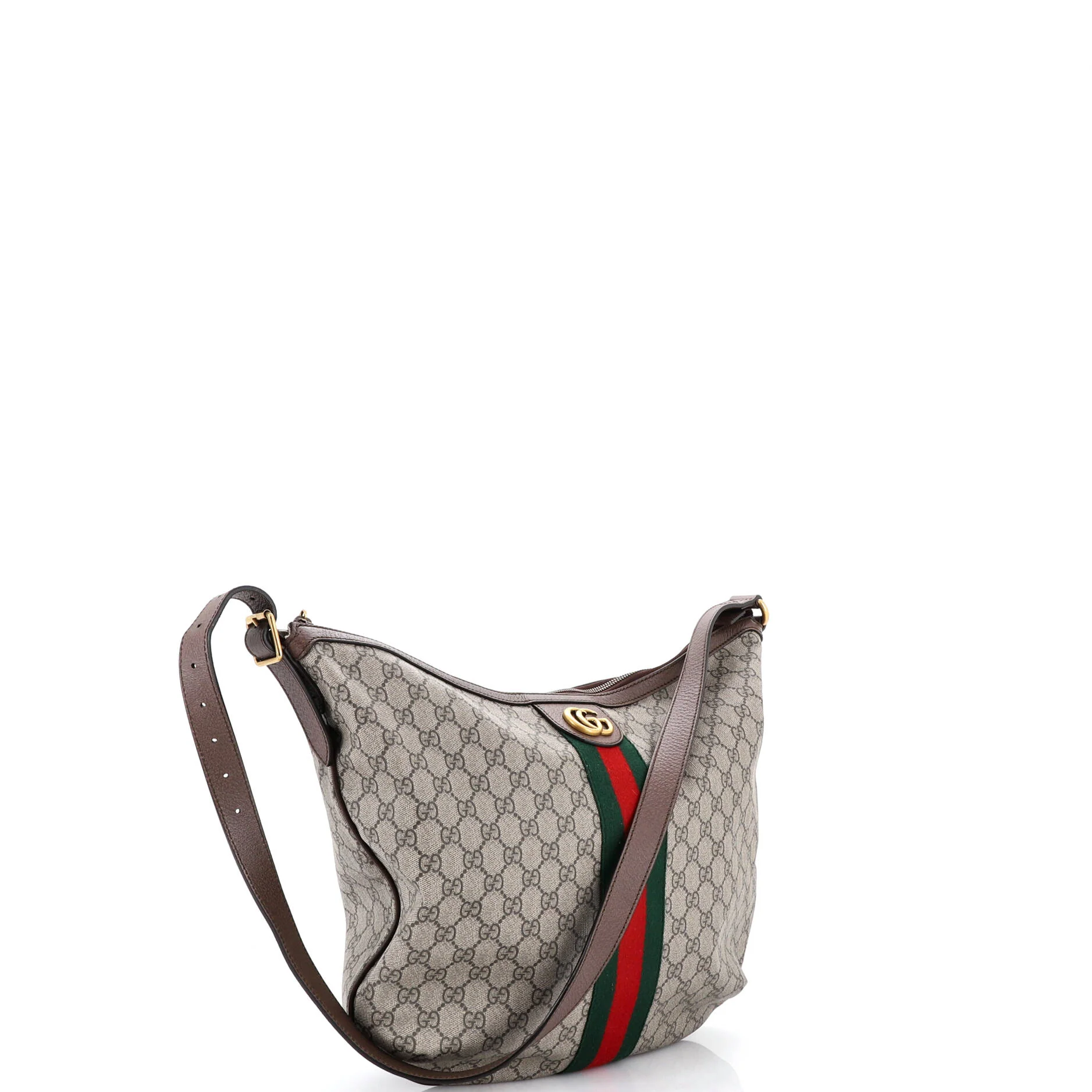 Ophidia Half Moon Hobo GG Coated Canvas Large - Image 2