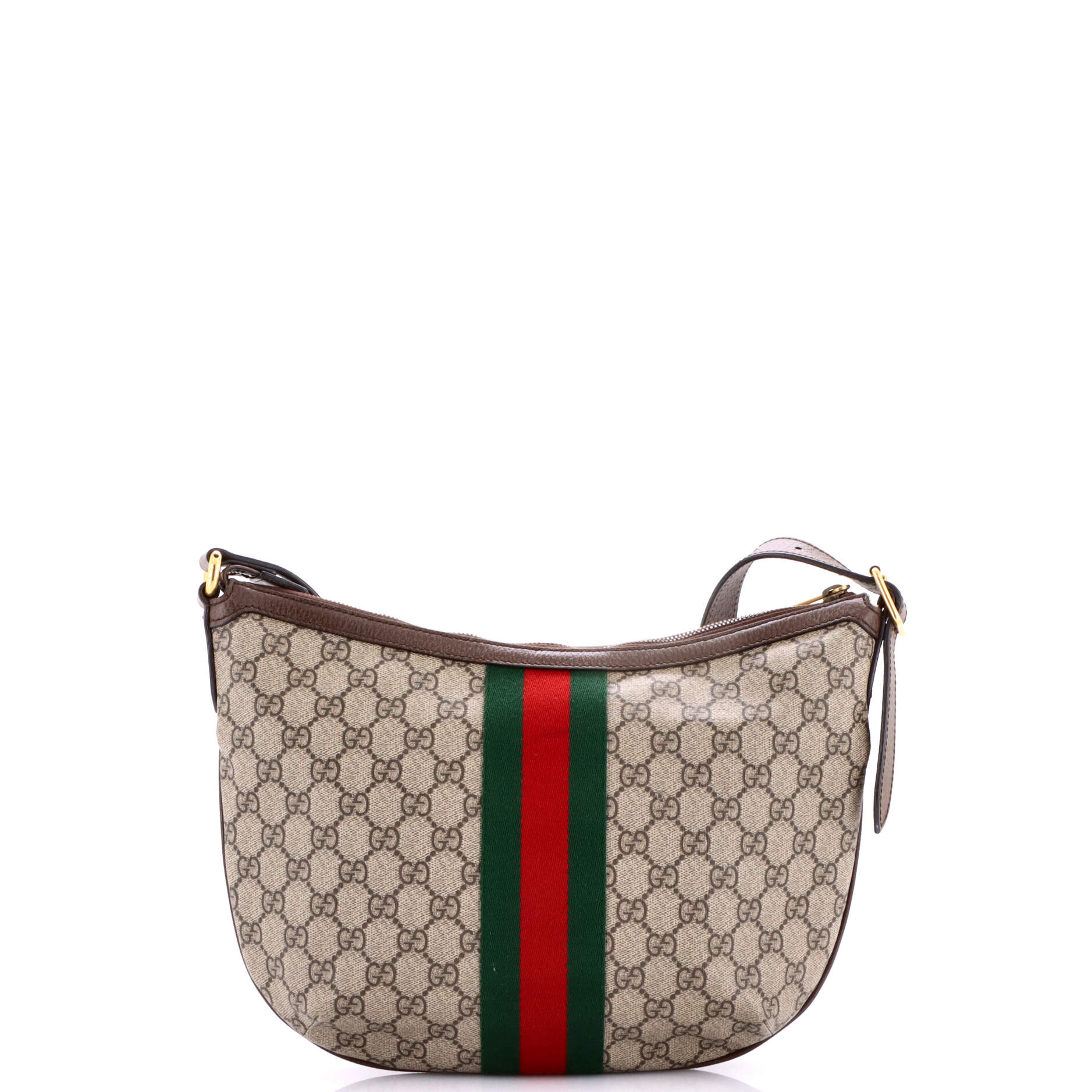 Ophidia Half Moon Hobo GG Coated Canvas Small - Image 3